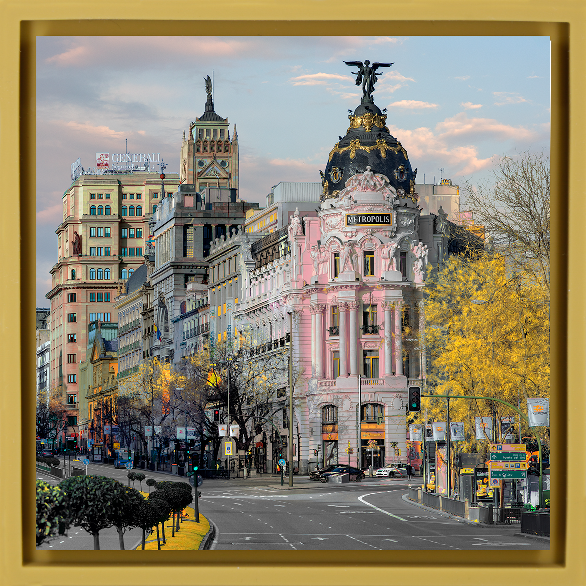 Metropolis Rosa- Ochre Wrapp