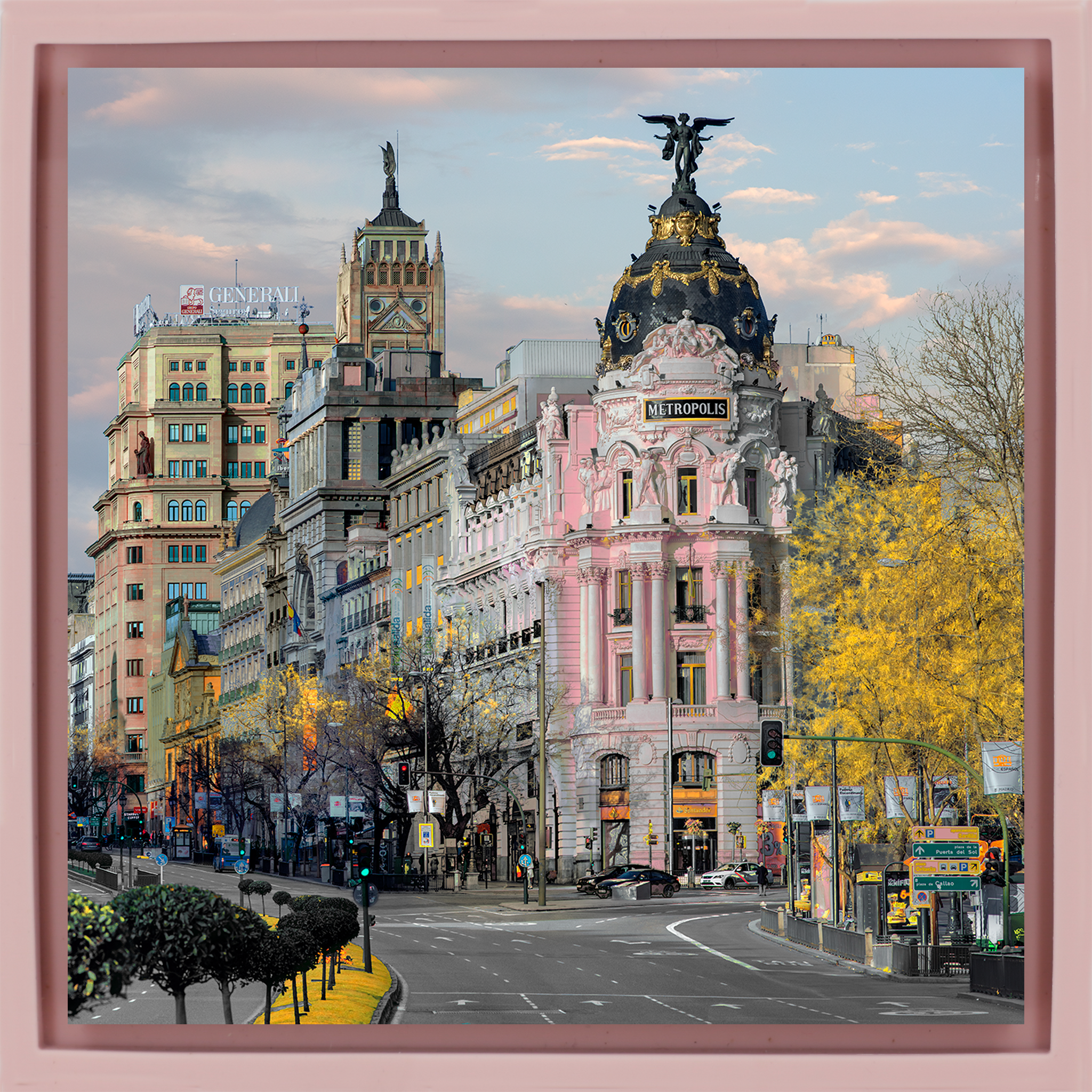 Metropolis Rosa- Pink Wrapp
