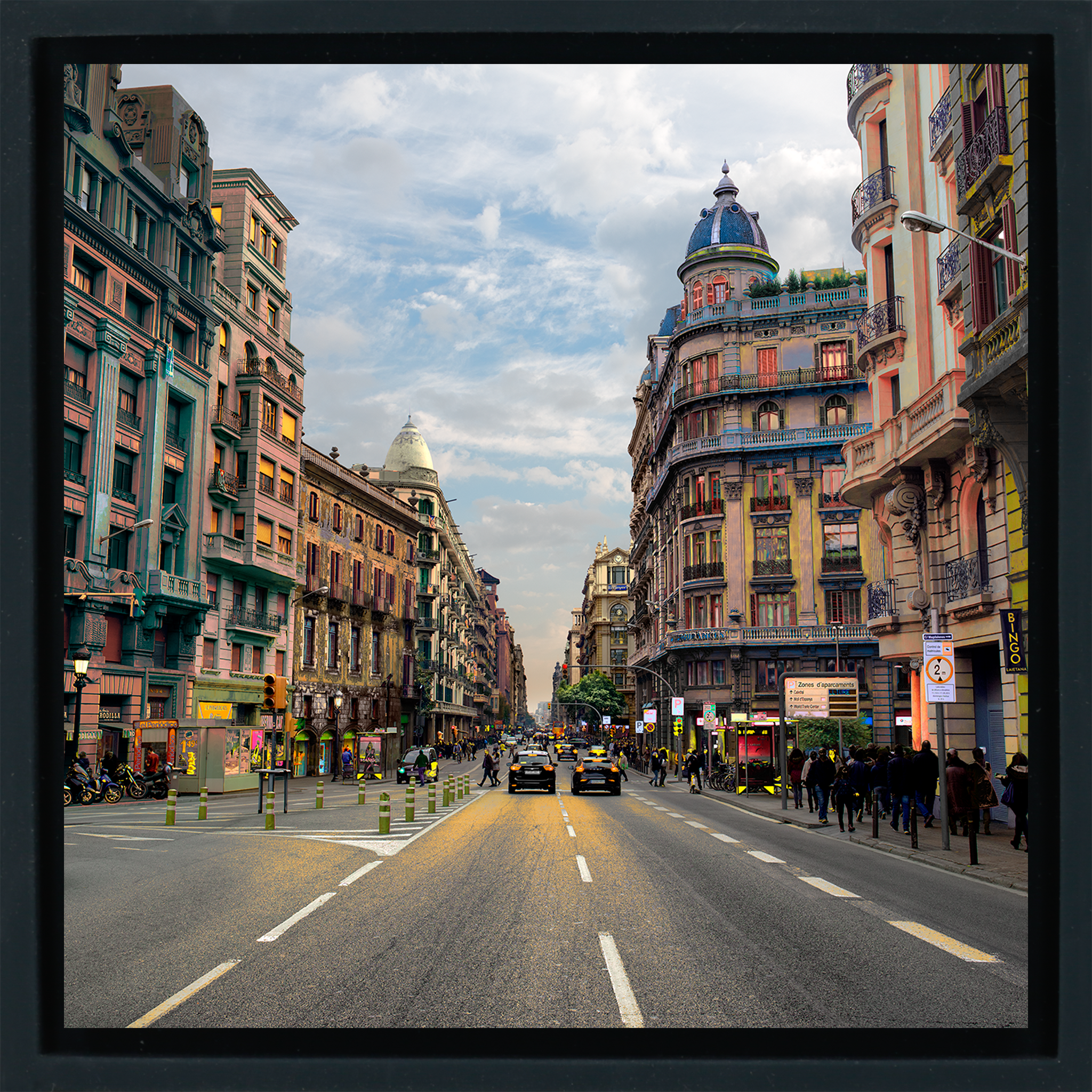 Via Laietana- Black Wrapp