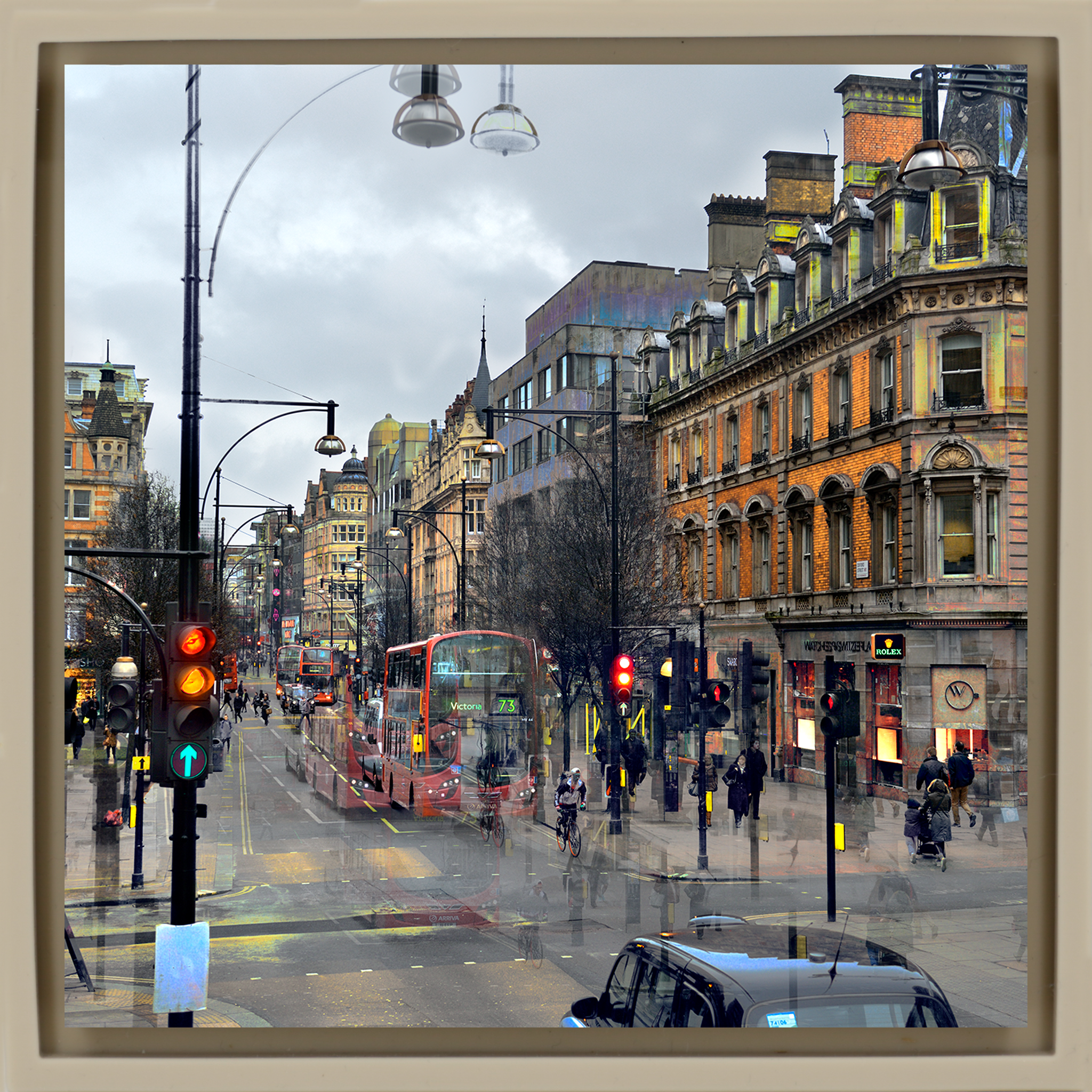 Mysterious London - Zandkleurige Wrapp