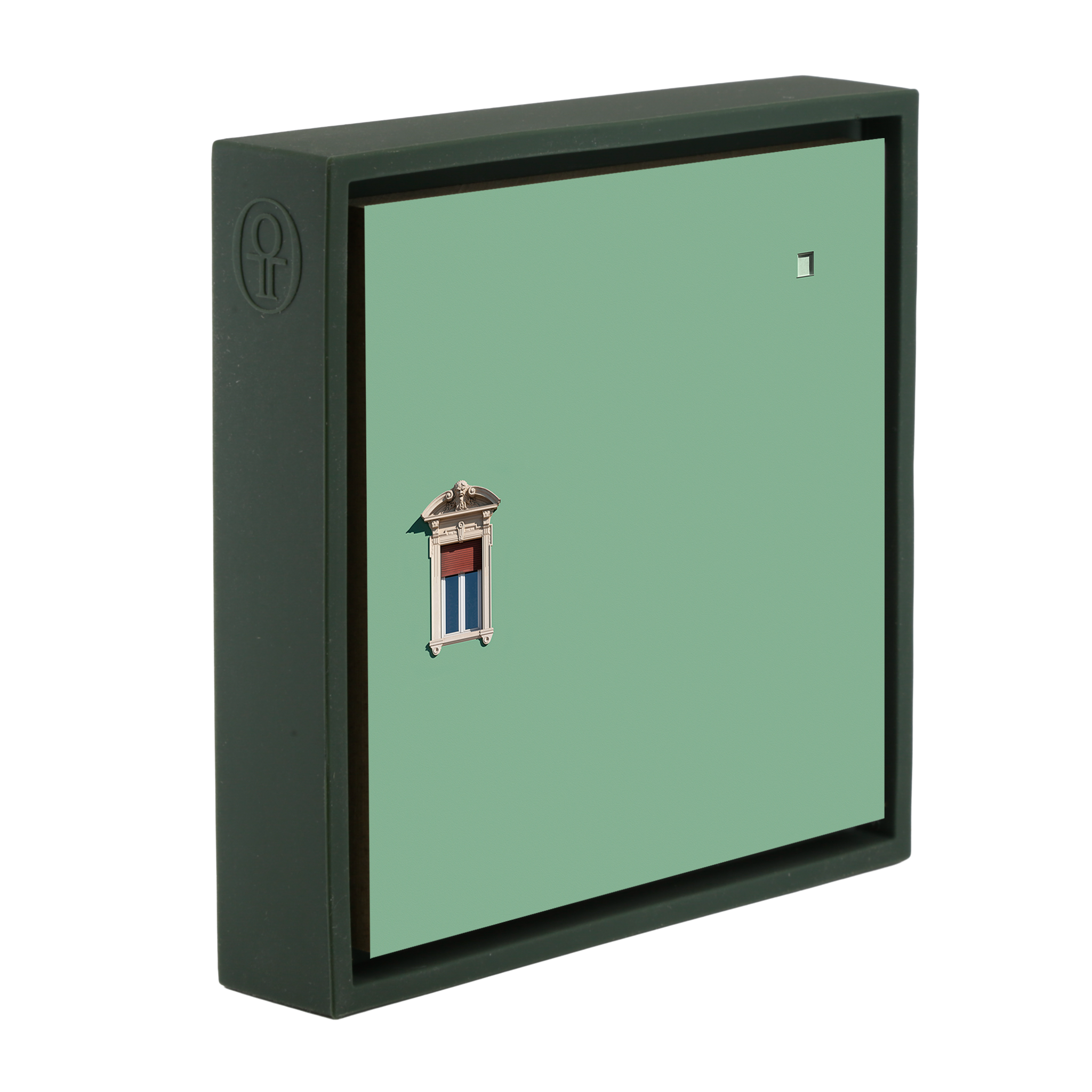 Italian Window Dressing- Dark Green Wrapp