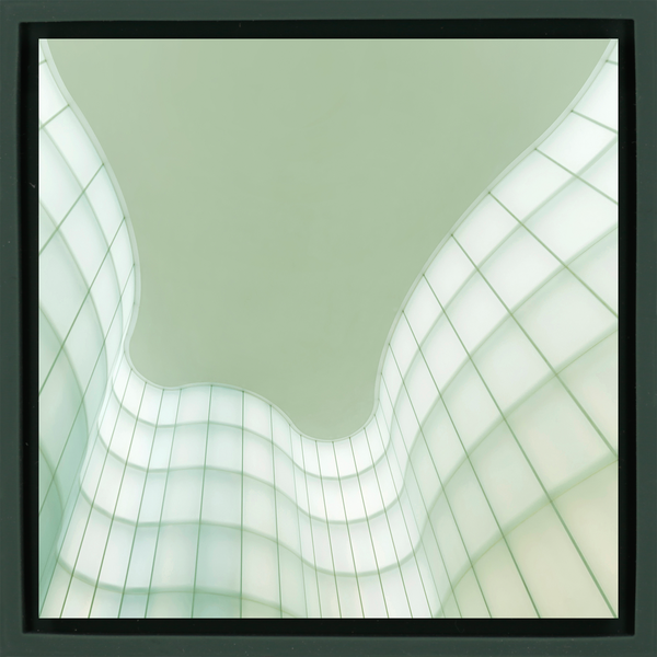 Curvy Wall - Dunkelgrüne Wrapp