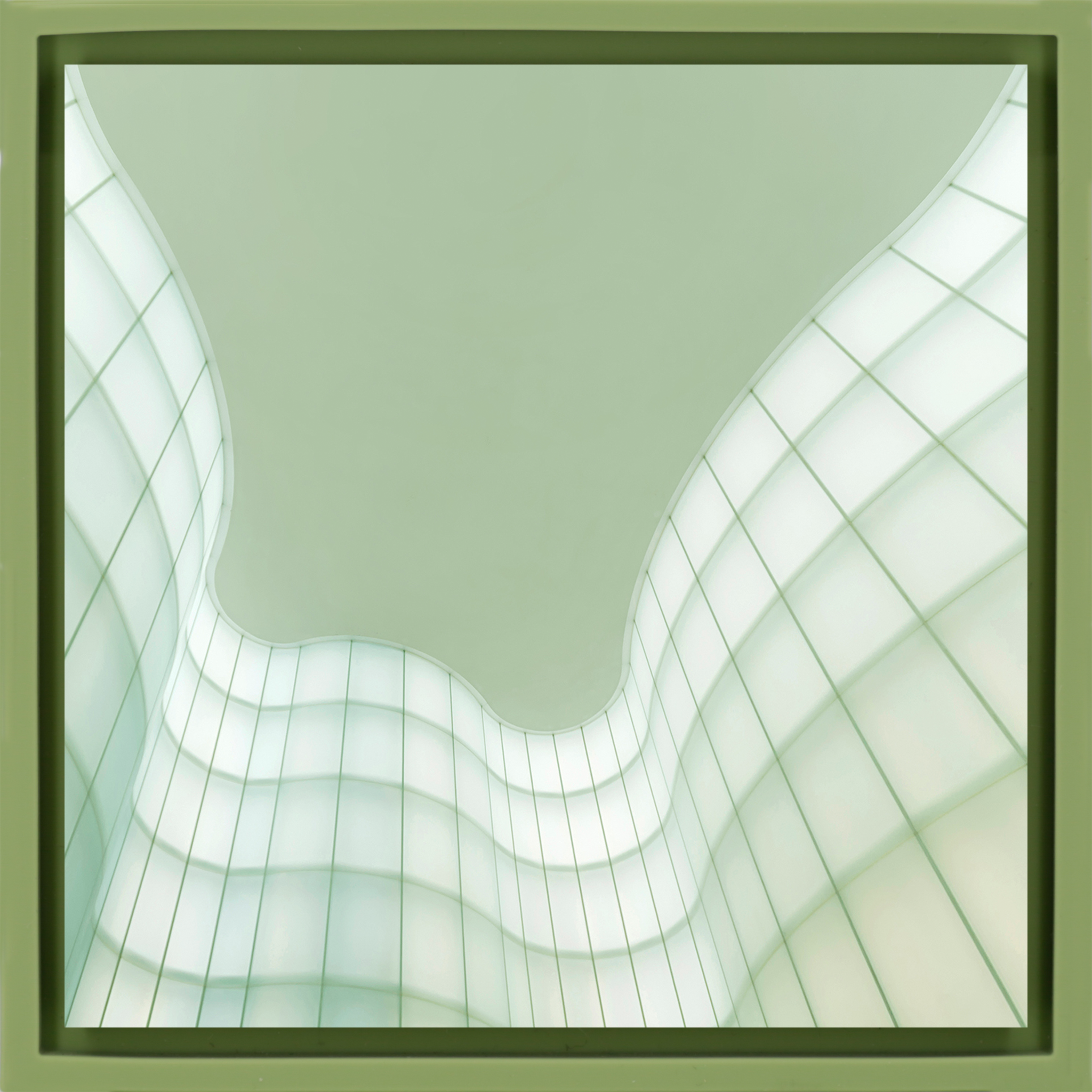 Curvy Wall- Light Green Wrapp