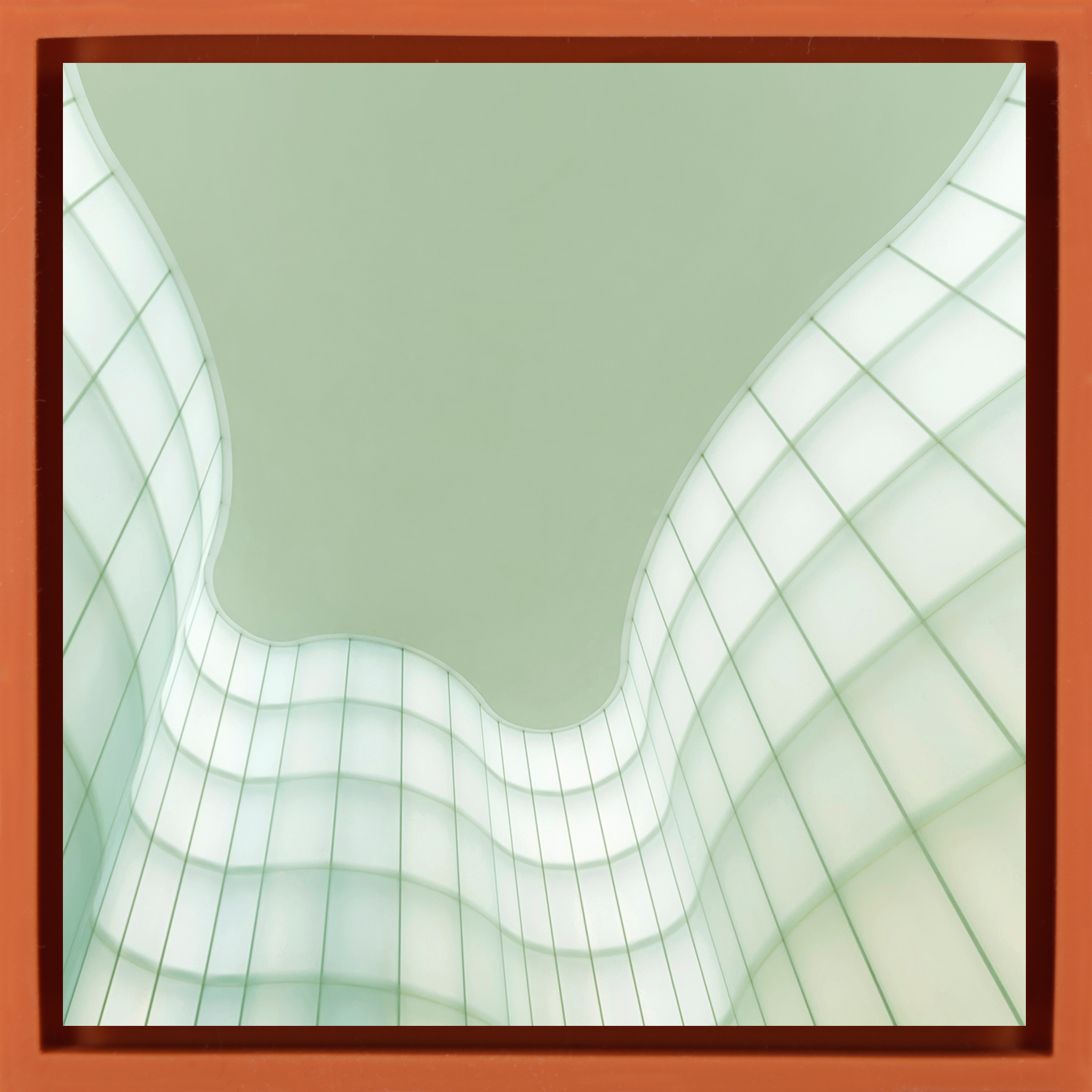 Curvy Wall- Orange Wrapp