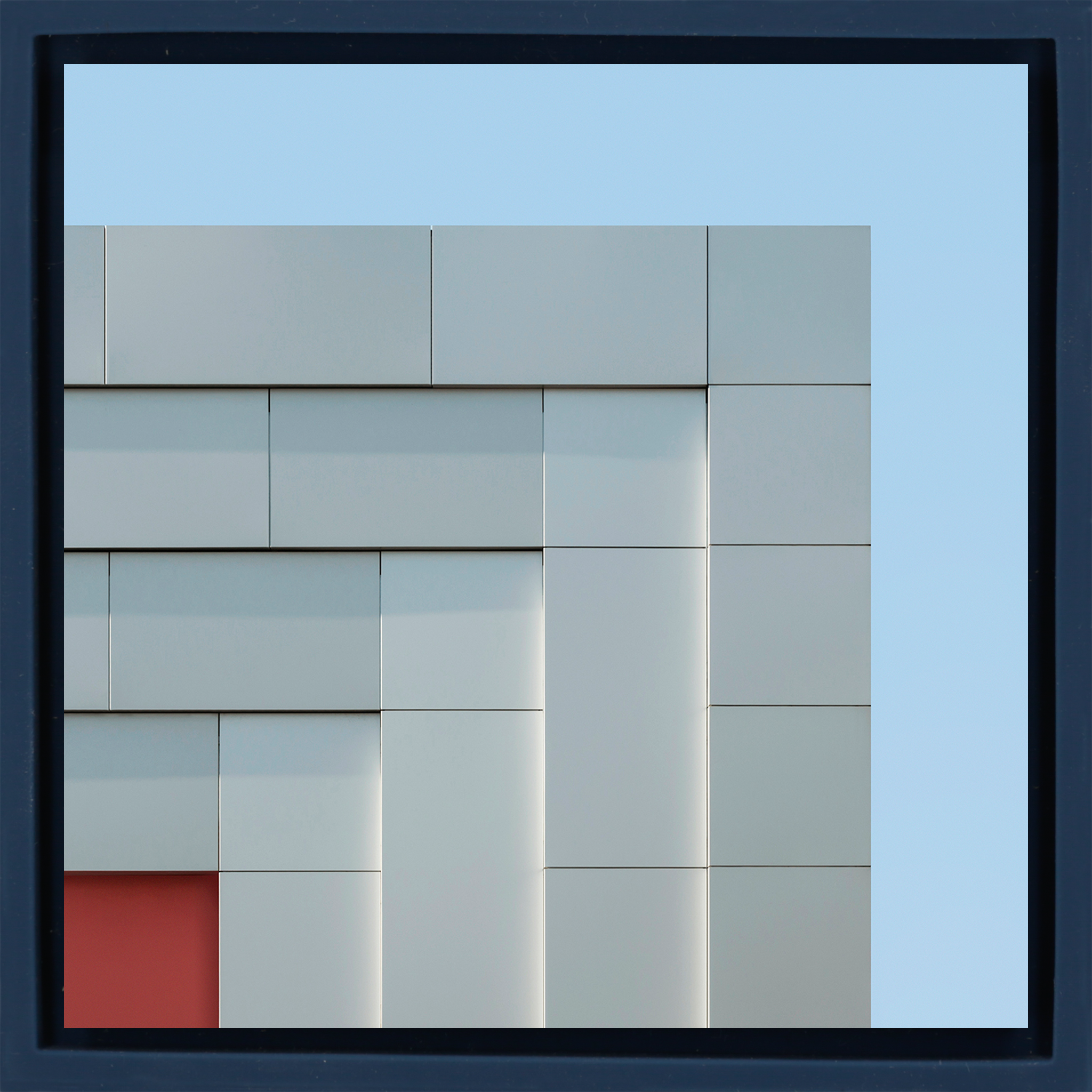 Red Square- Dark Blue Wrapp