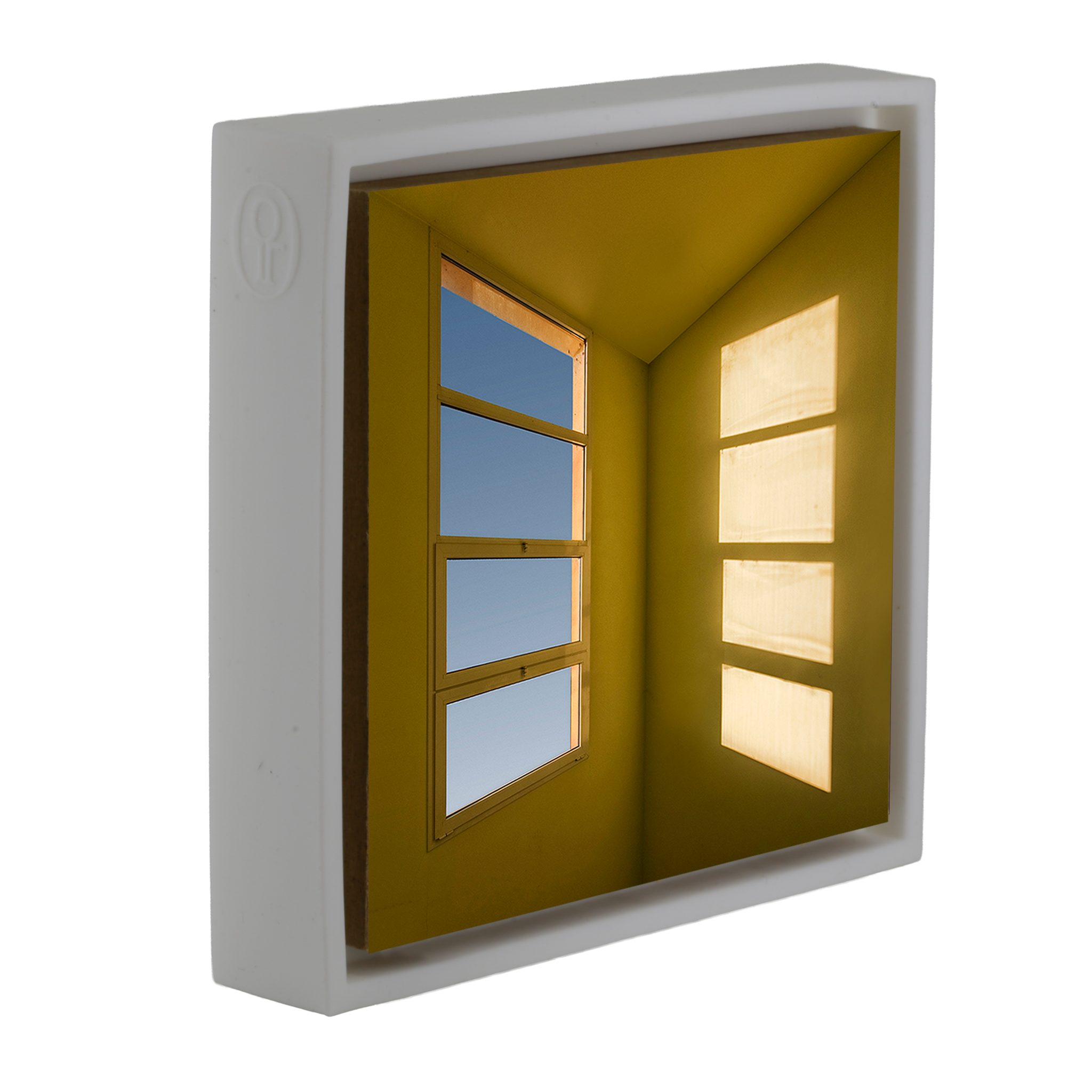 Yellow Corner- White Wrapp