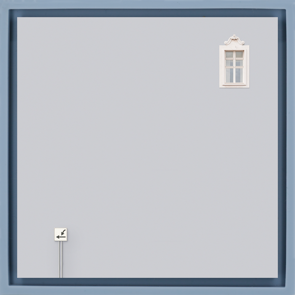 Portuguese Window Dressing - Light Blue Wrapp