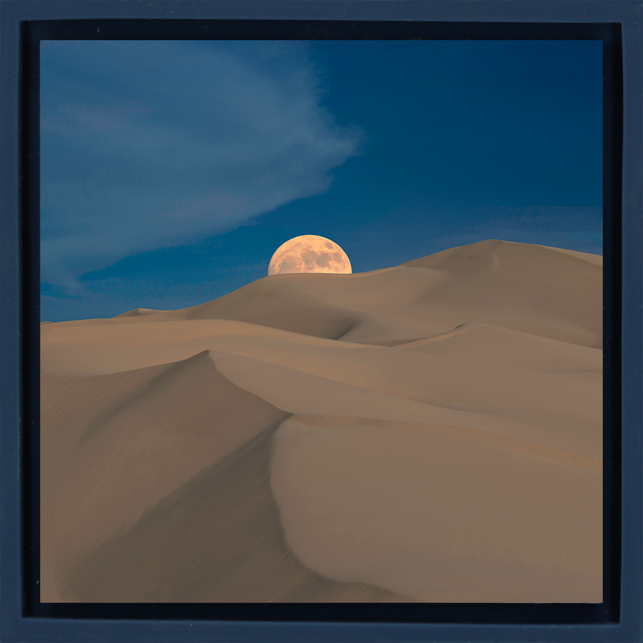 Voile du désert - Enveloppe bleu foncé