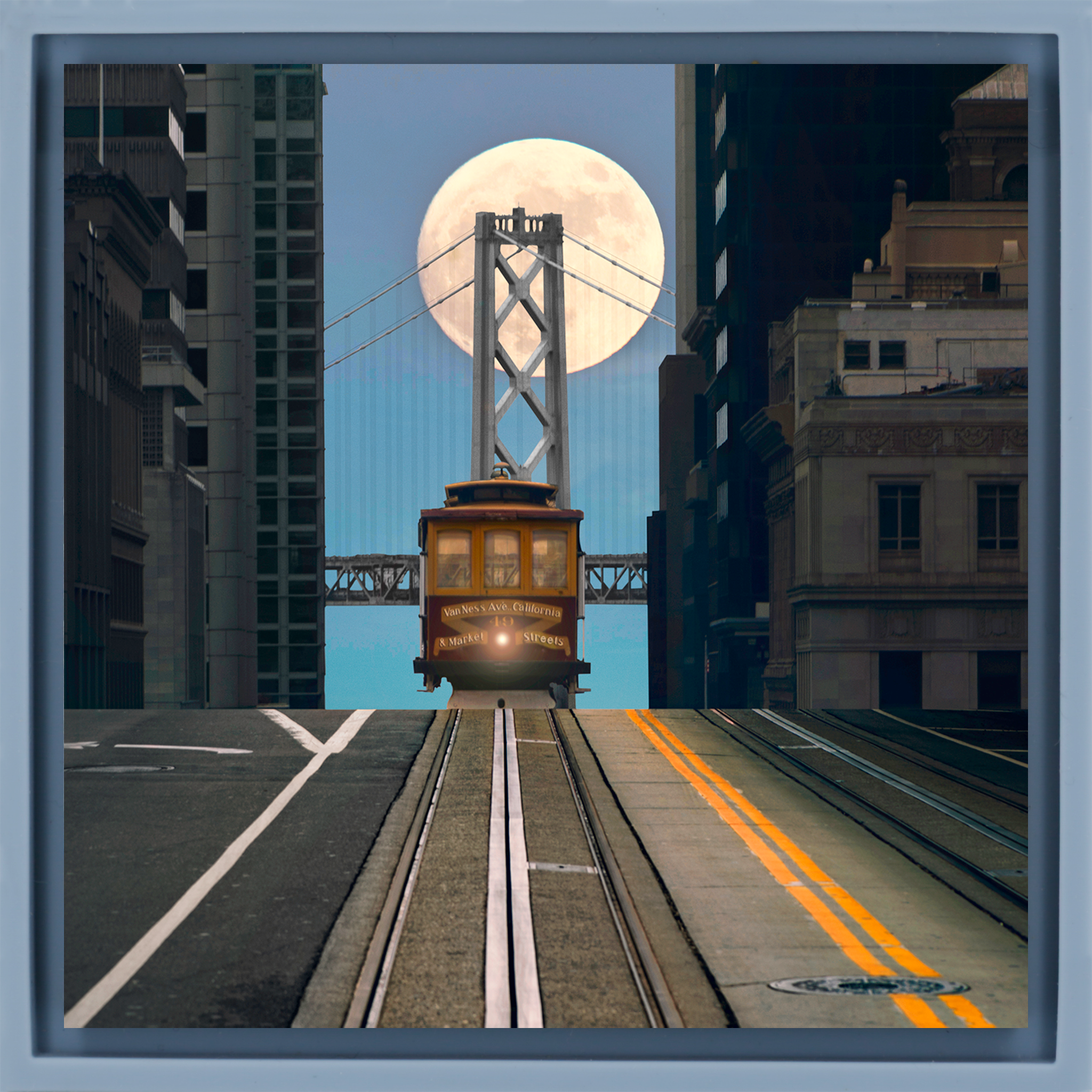 Moonlight Tram- Light Blue Wrapp