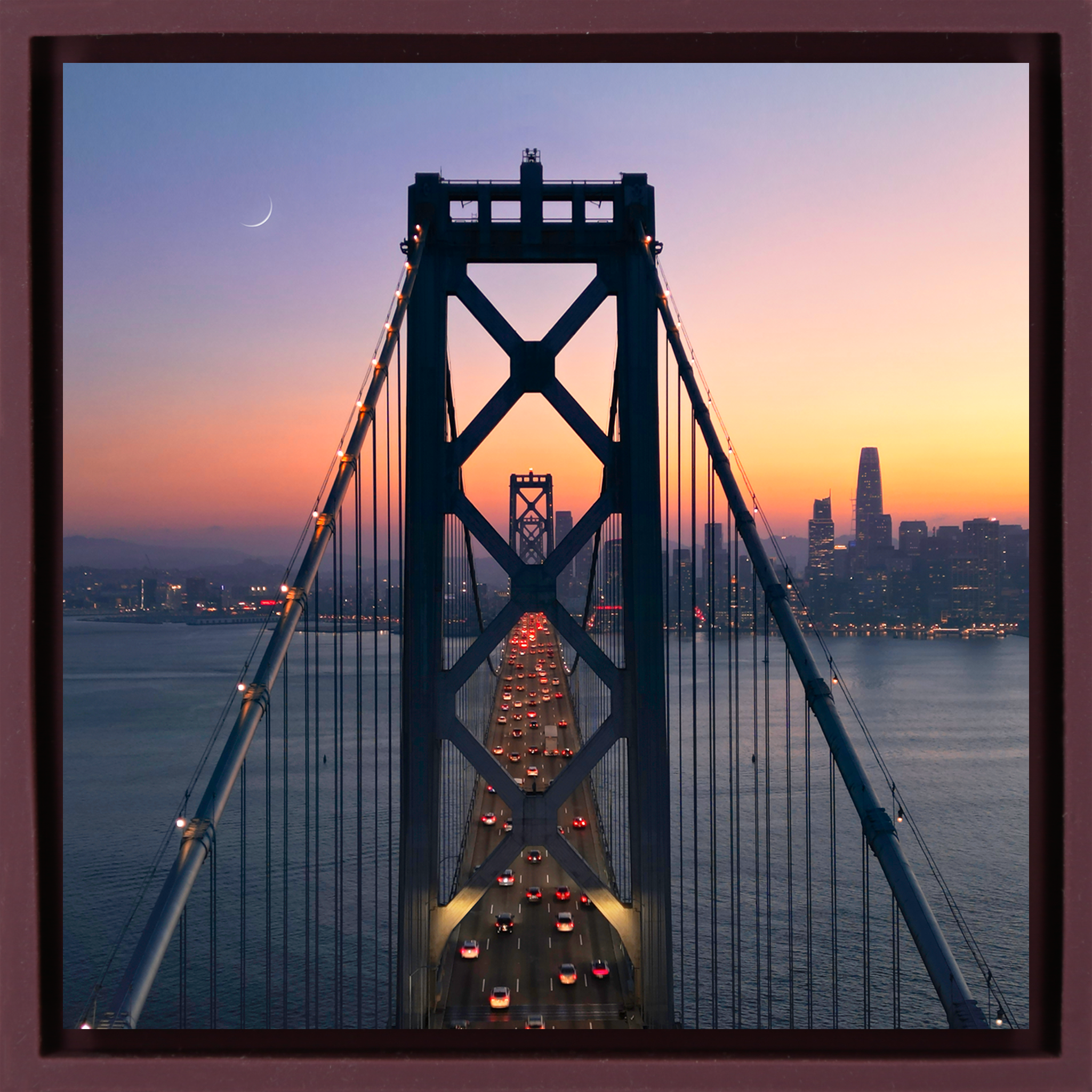 San Francisco Bound - Paarse Wrapp