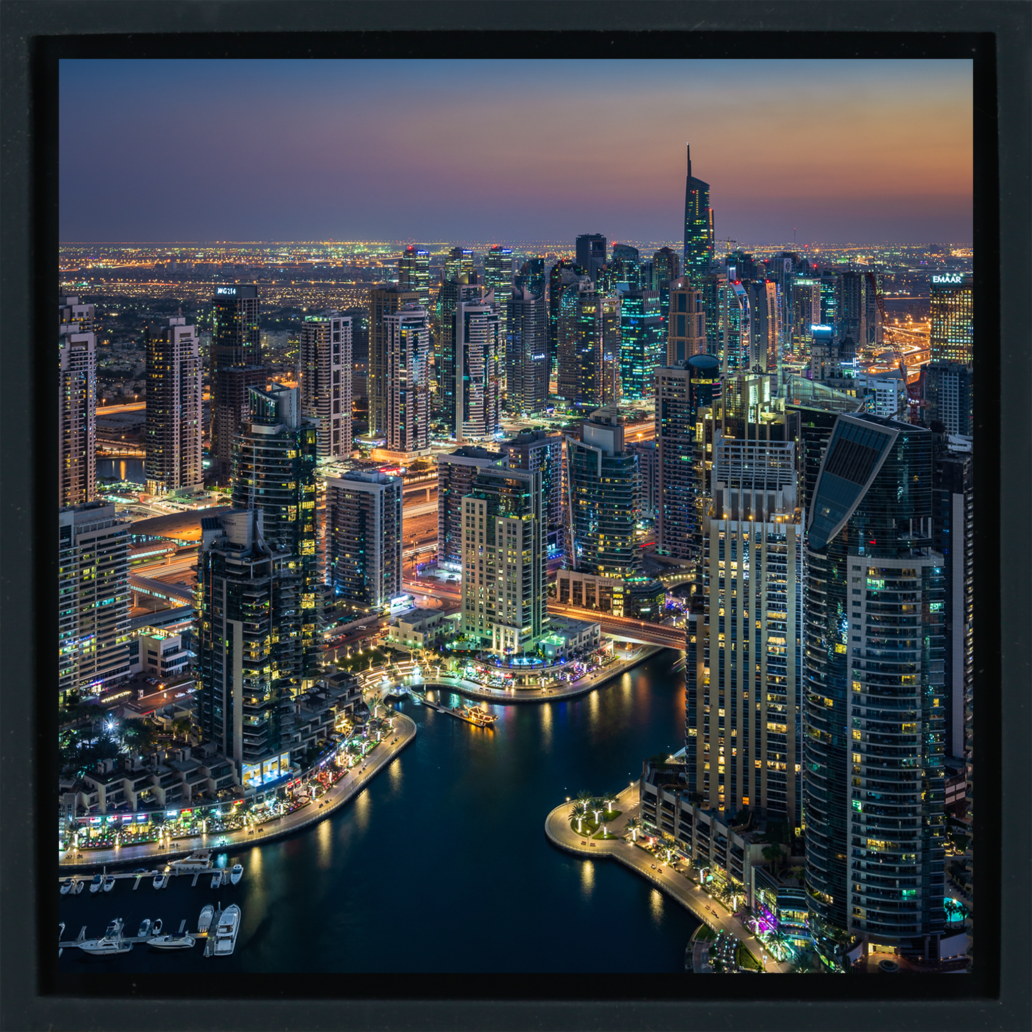 Dubai Marina - Zwarte Wrapp