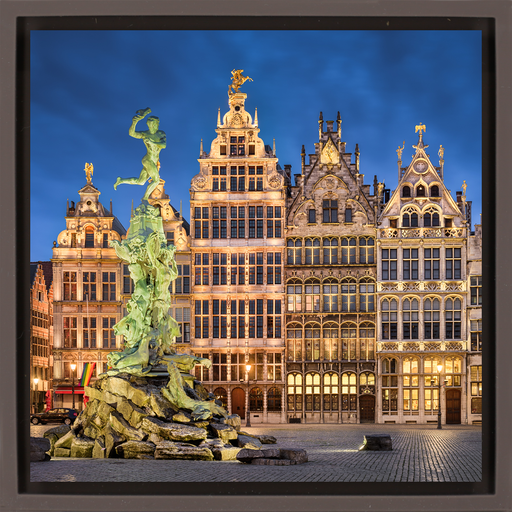 Grote Markt Antwerp- Brown Wrapp