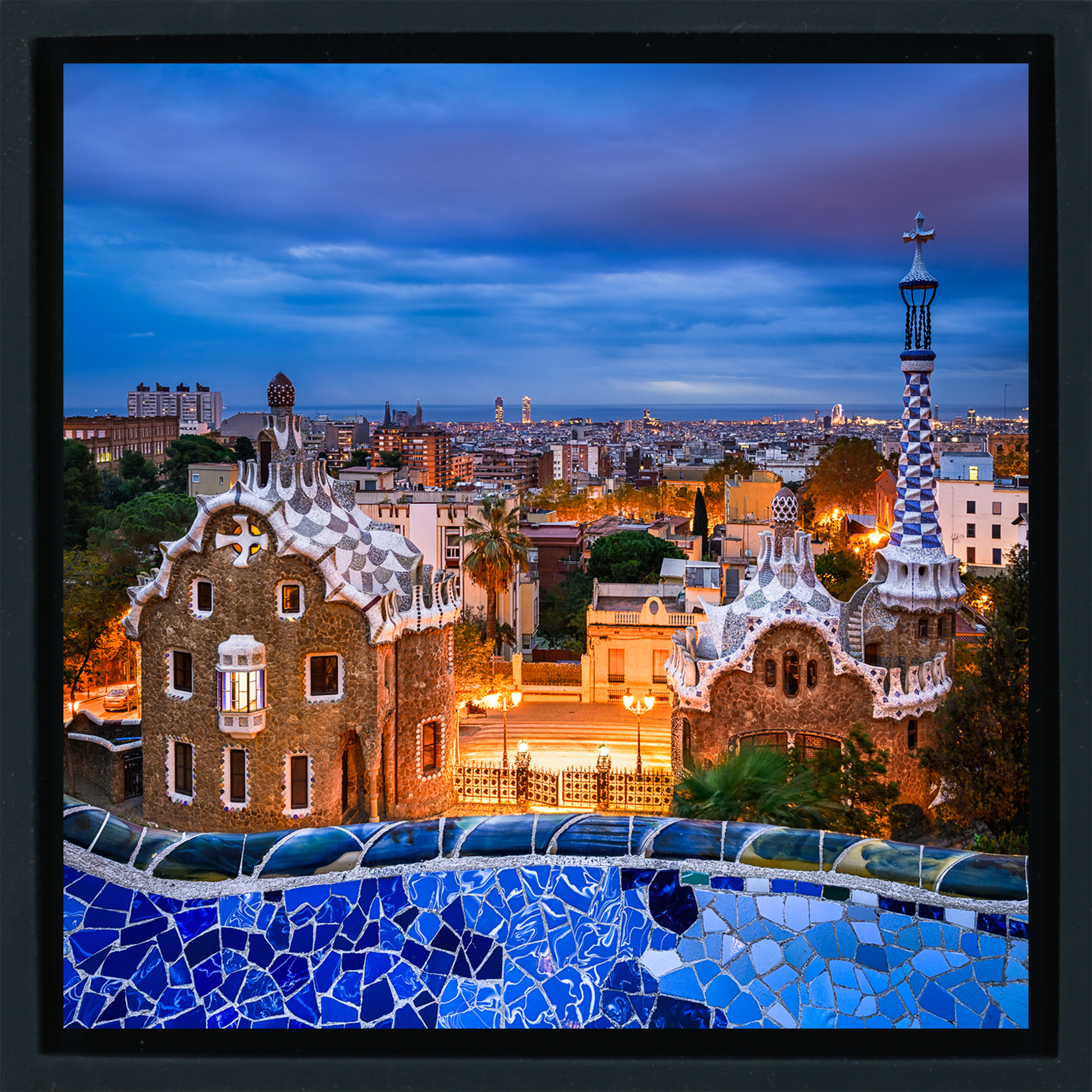 Park Güell Barcelona - Zwarte Wrapp
