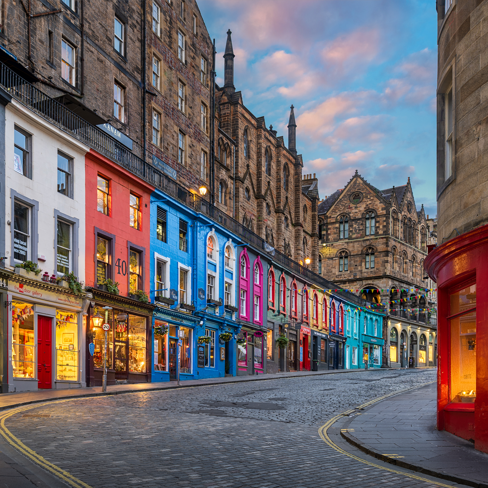 Rue Victoria, Édimbourg - Collection : Écosse