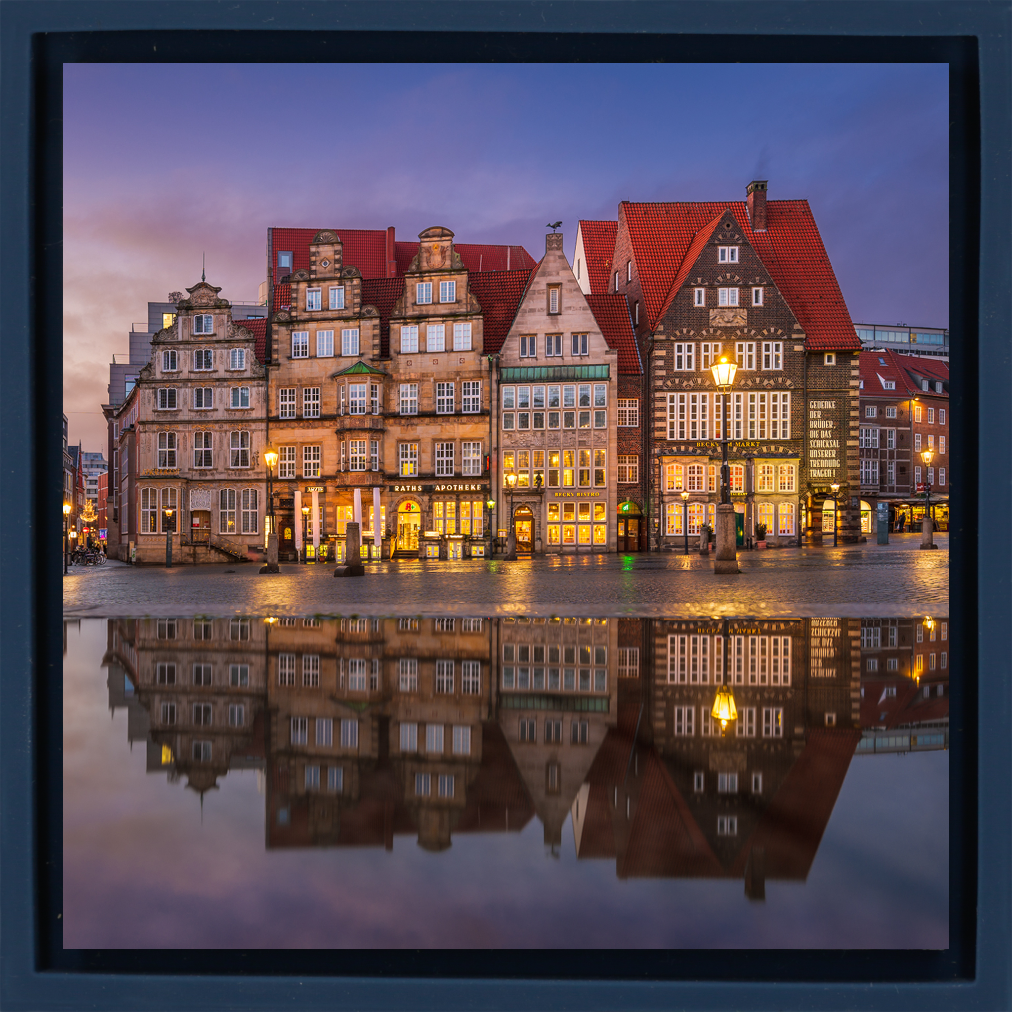 Bremen Market Square - Donkerblauwe Wrapp