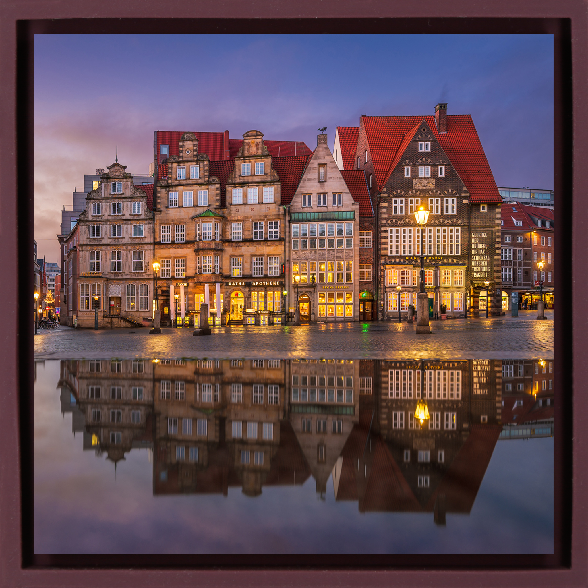 Bremen Market Square - Paarse Wrapp