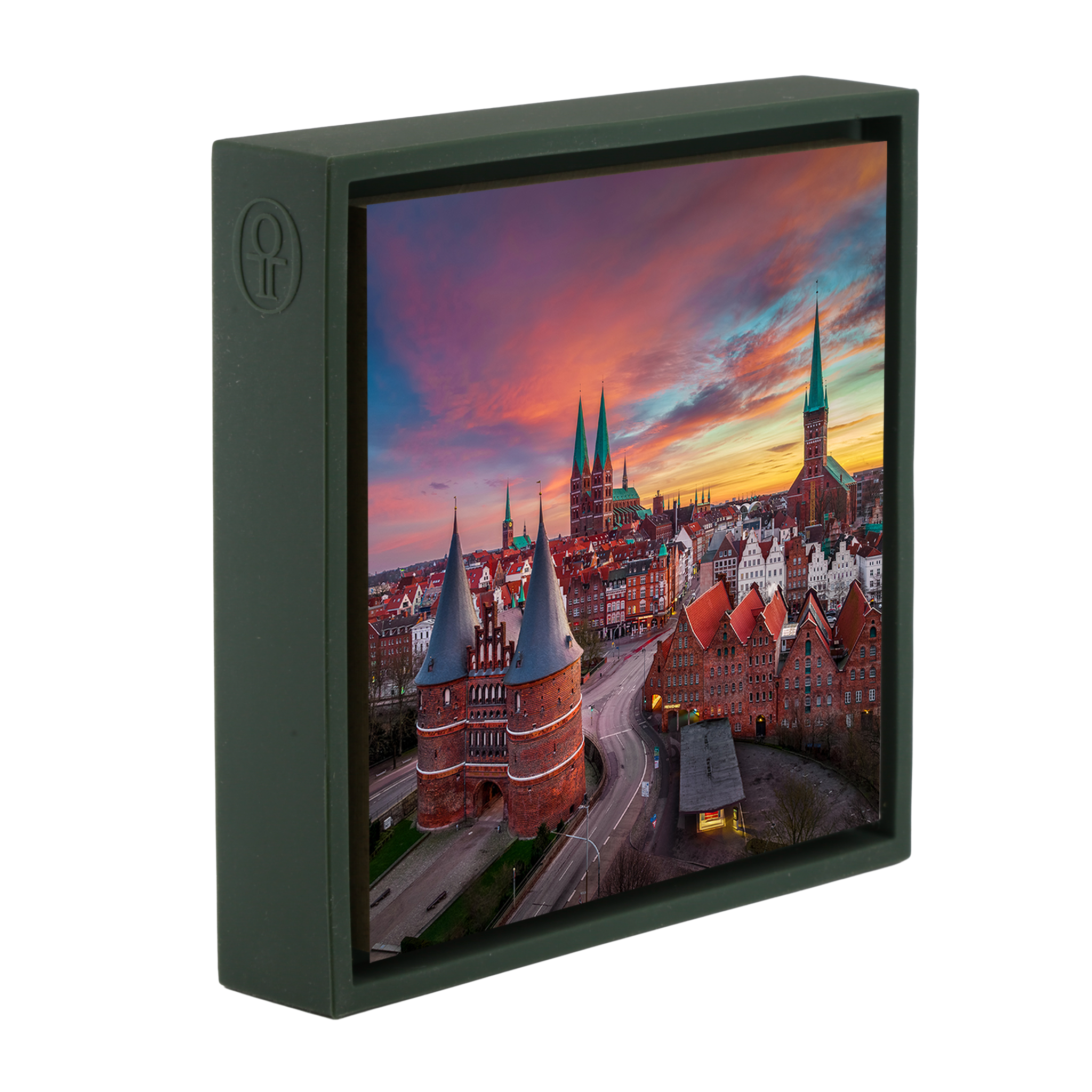 Sunrise at The Holstentor - Donkergroene Wrapp