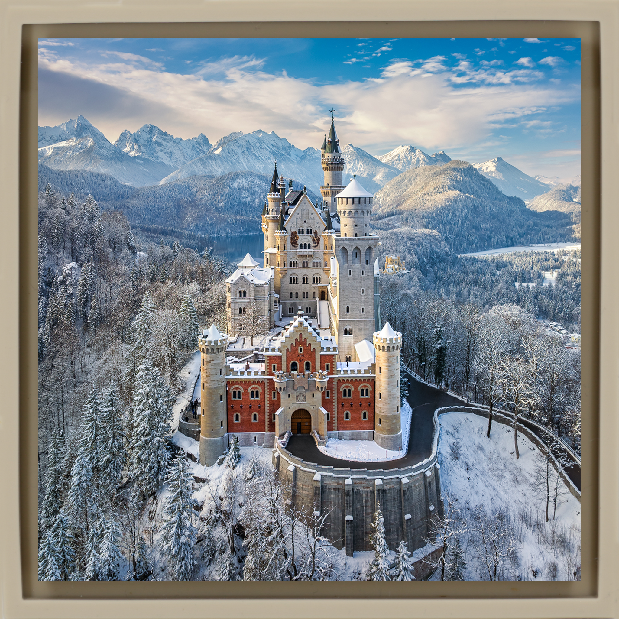 Neuschwanstein Castle - Zandkleurige Wrapp