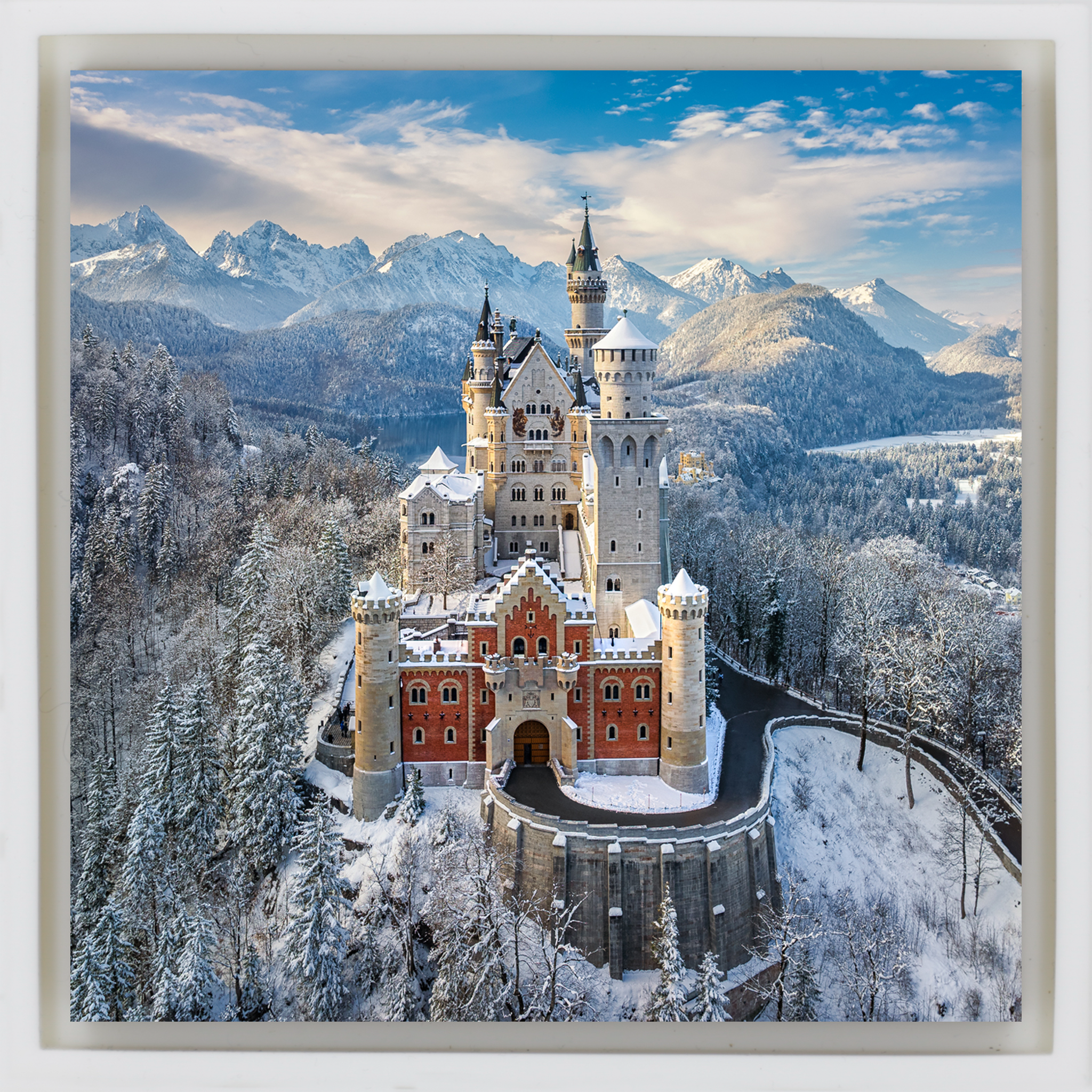 Neuschwanstein Castle- White Wrapp