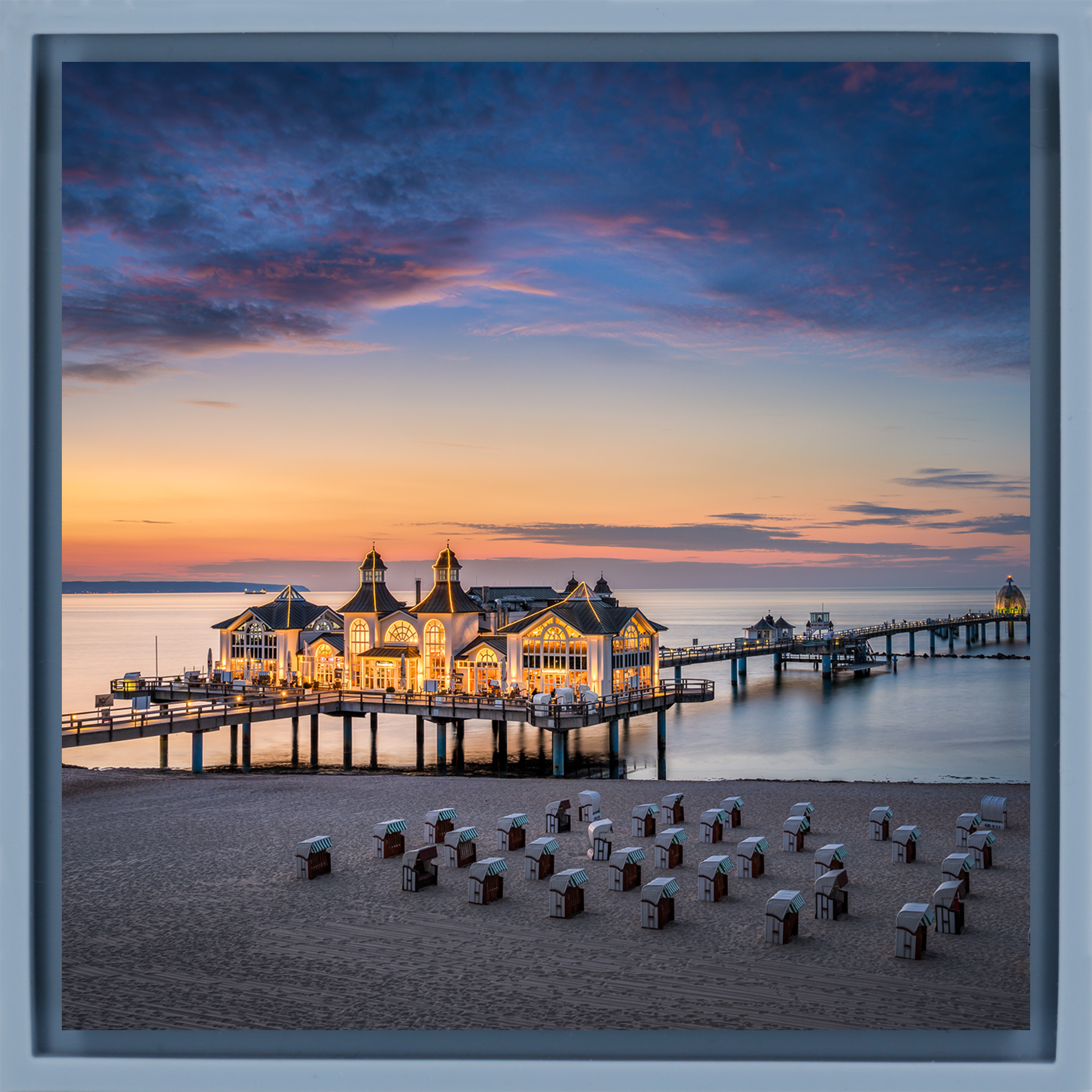 Sellin Pier - Lichtblauwe Wrapp