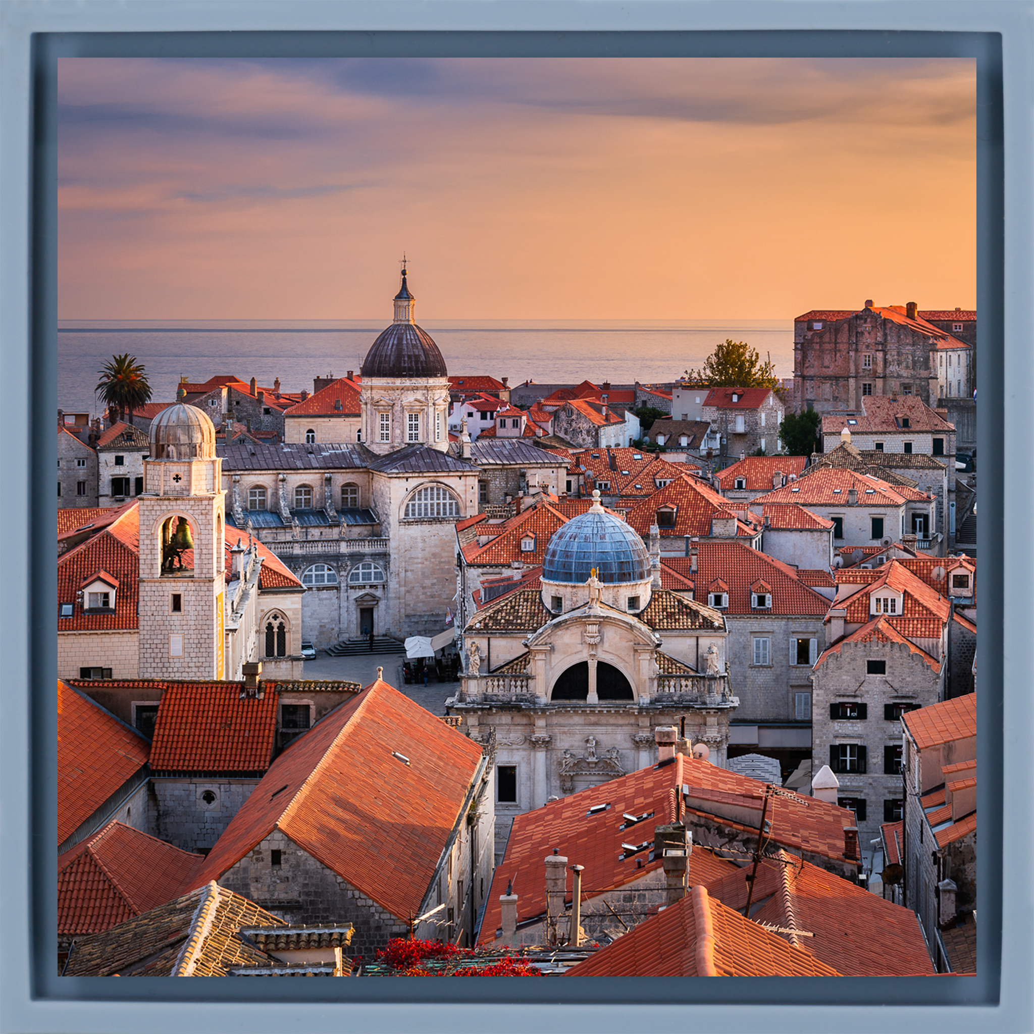 Old Town Dubrovnik - Lichtblauwe Wrapp