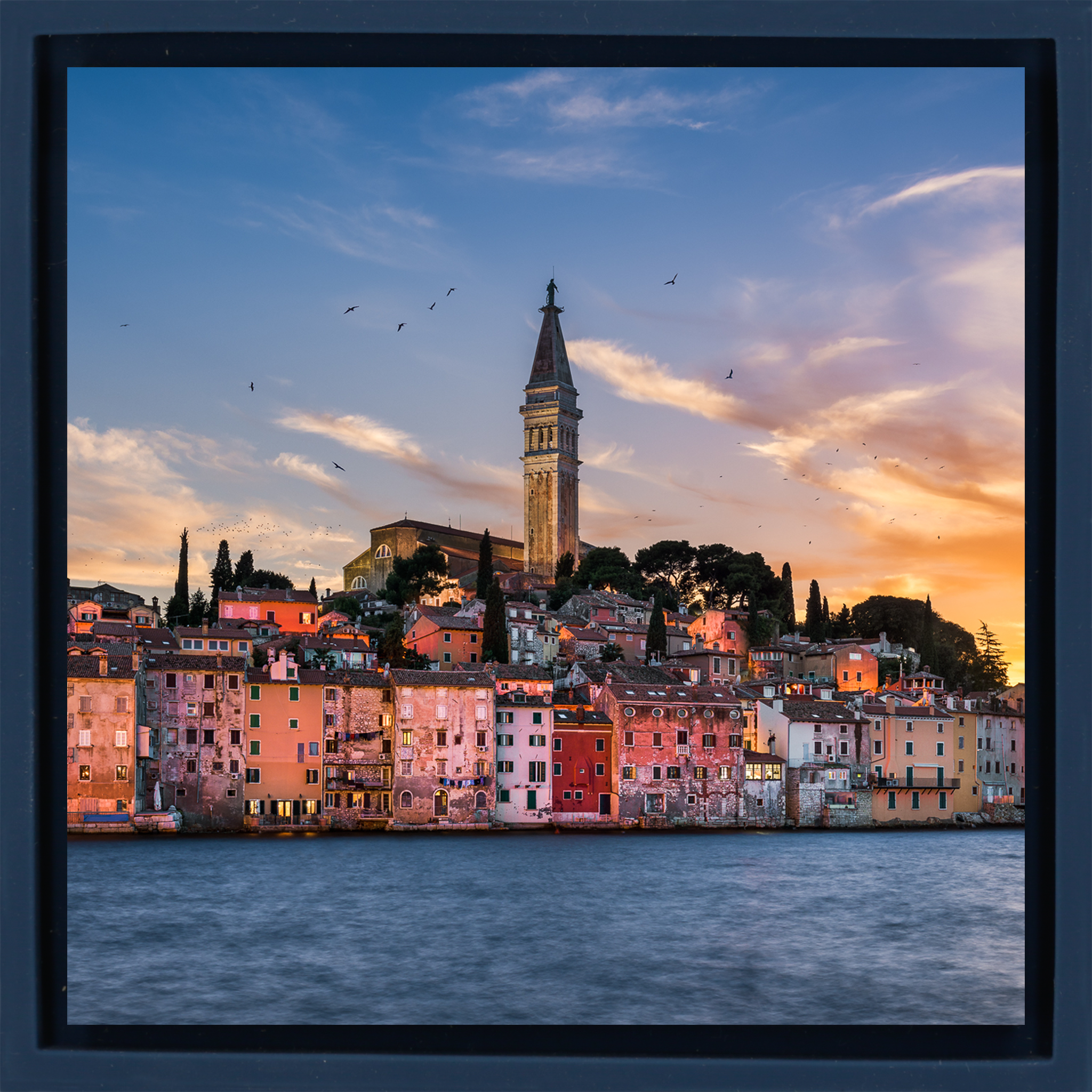 Sunset in Rovinj- Dark Blue Wrapp