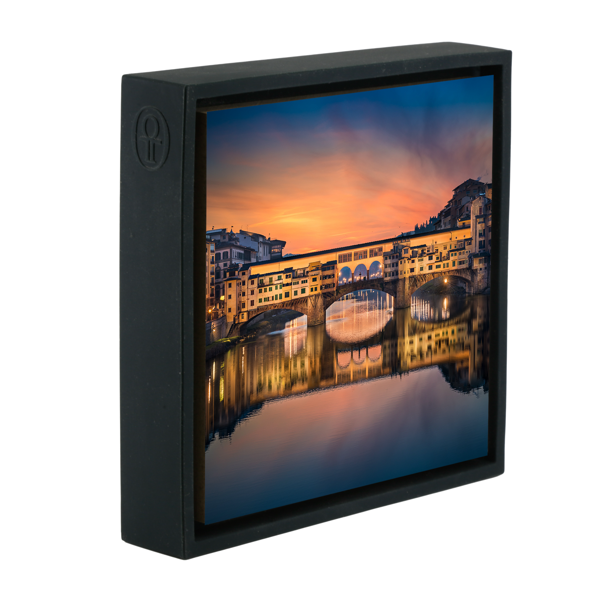 Ponte Vecchio over Arno River- Black Wrapp