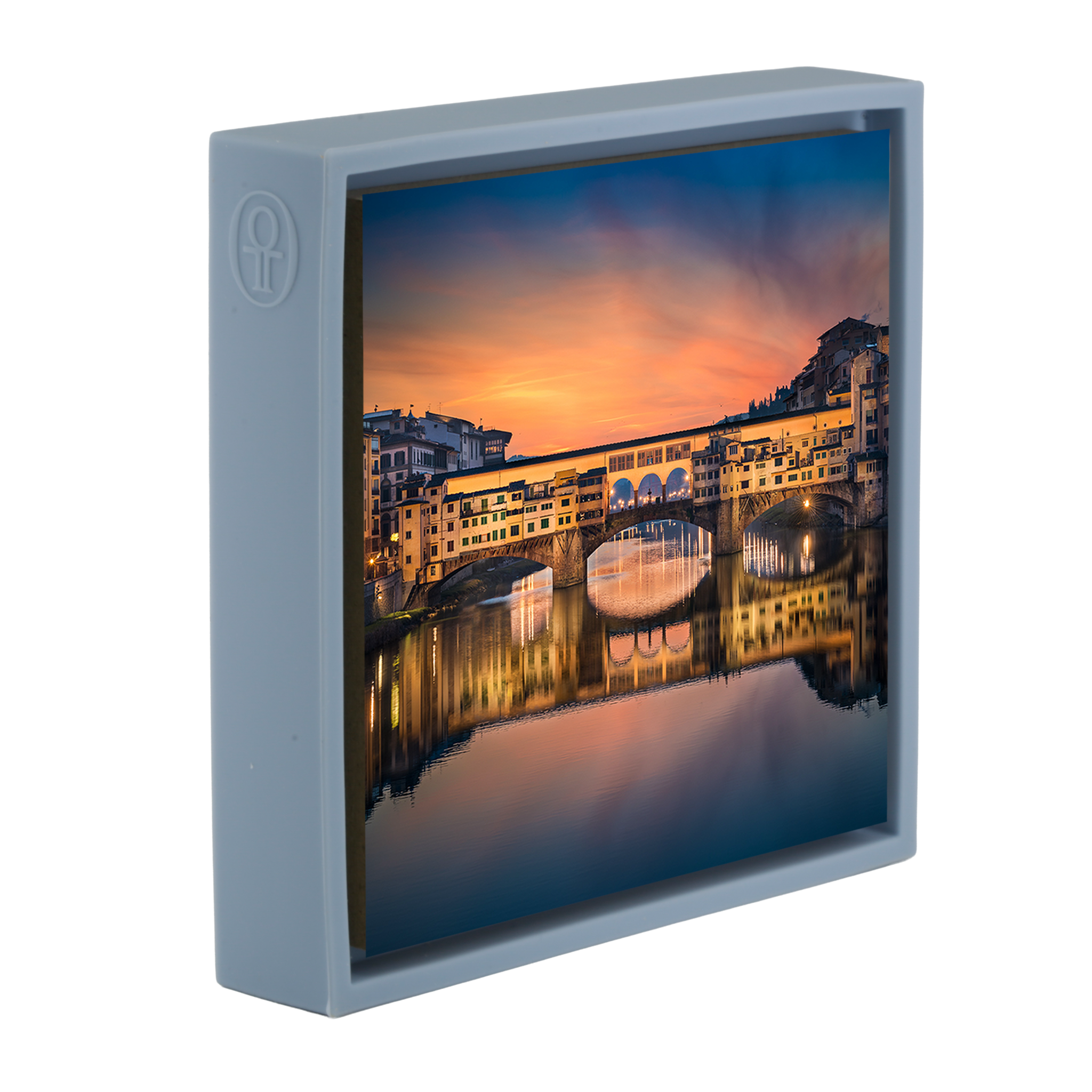Ponte Vecchio over Arno River- Light Blue Wrapp