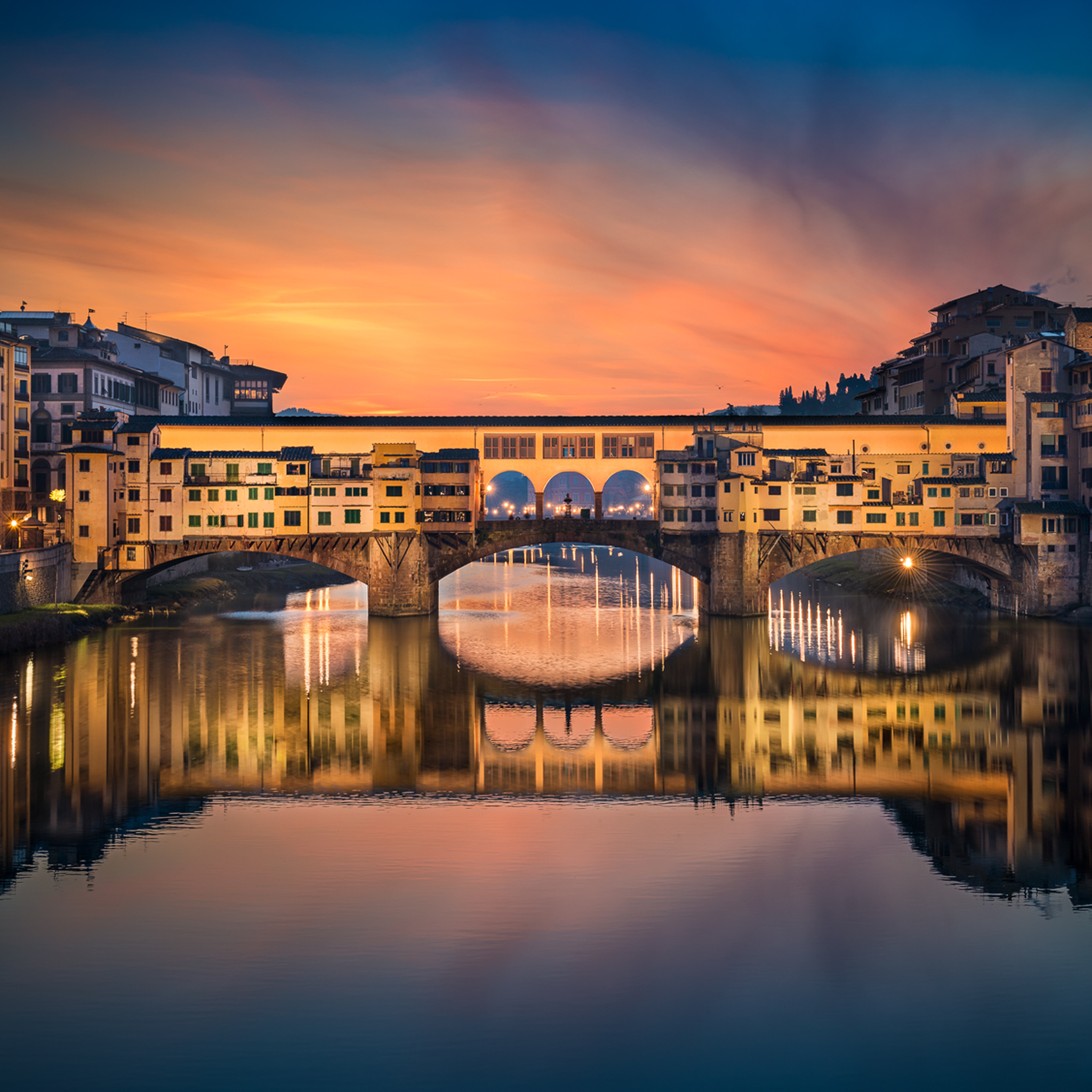 Ponte Vecchio over Arno River- Collection: Italy