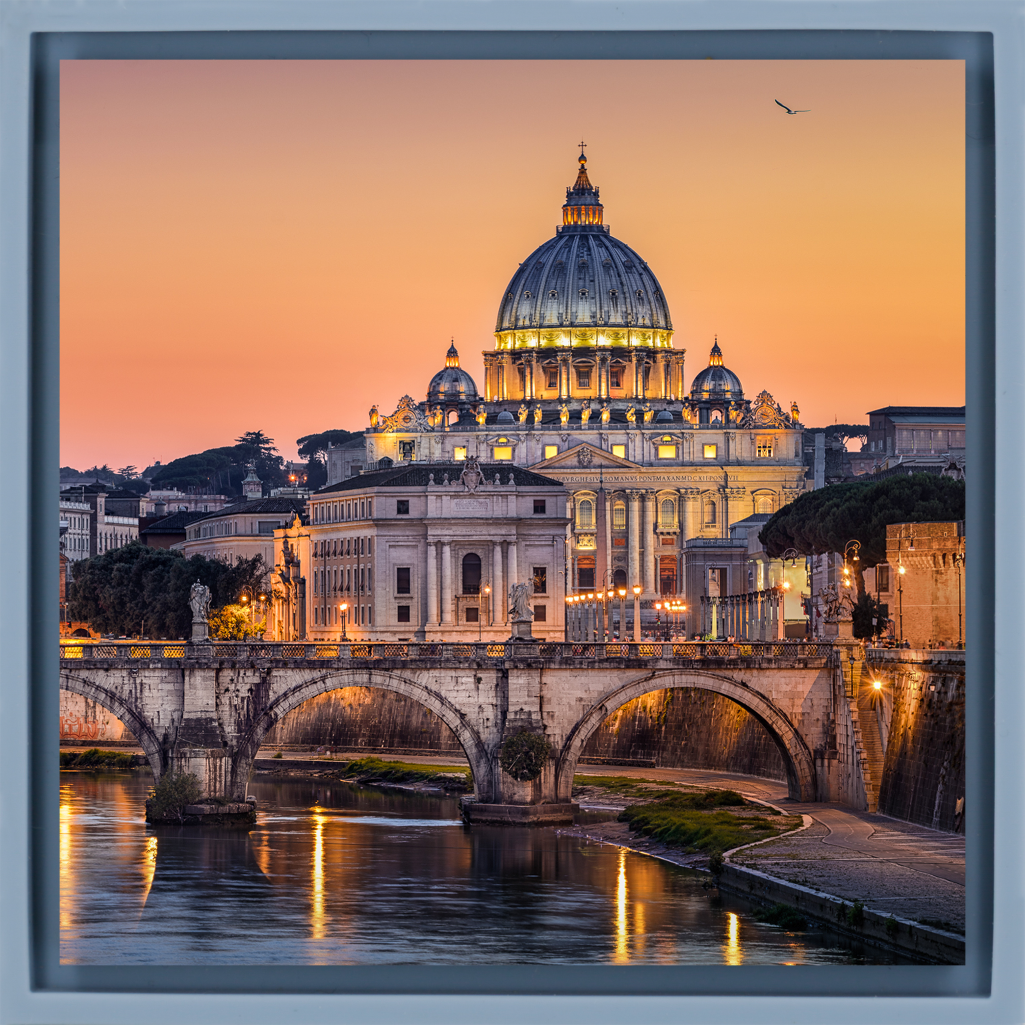 St Peter Basilica- Light Blue Wrapp