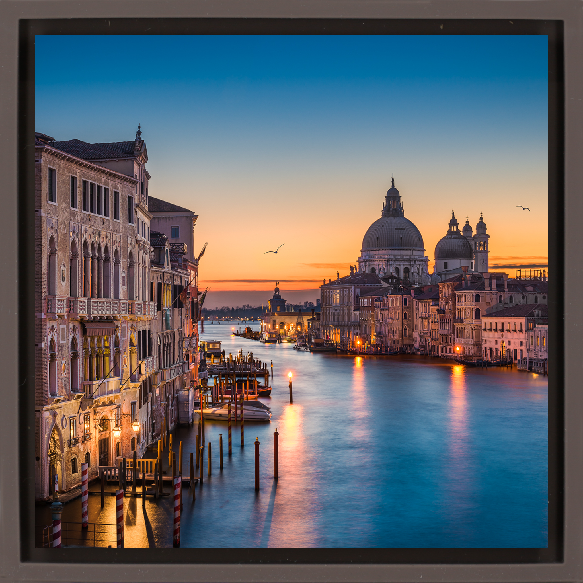 Lever de soleil sur le Grand Canal - Brown Wrap