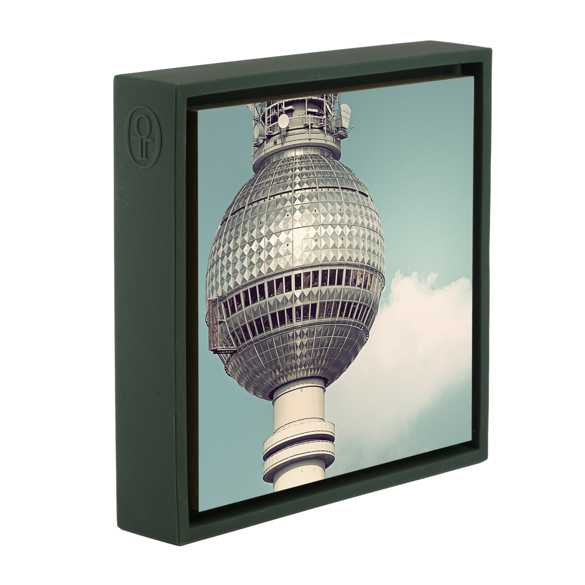 Fernsehturm - Donkergroene Wrapp