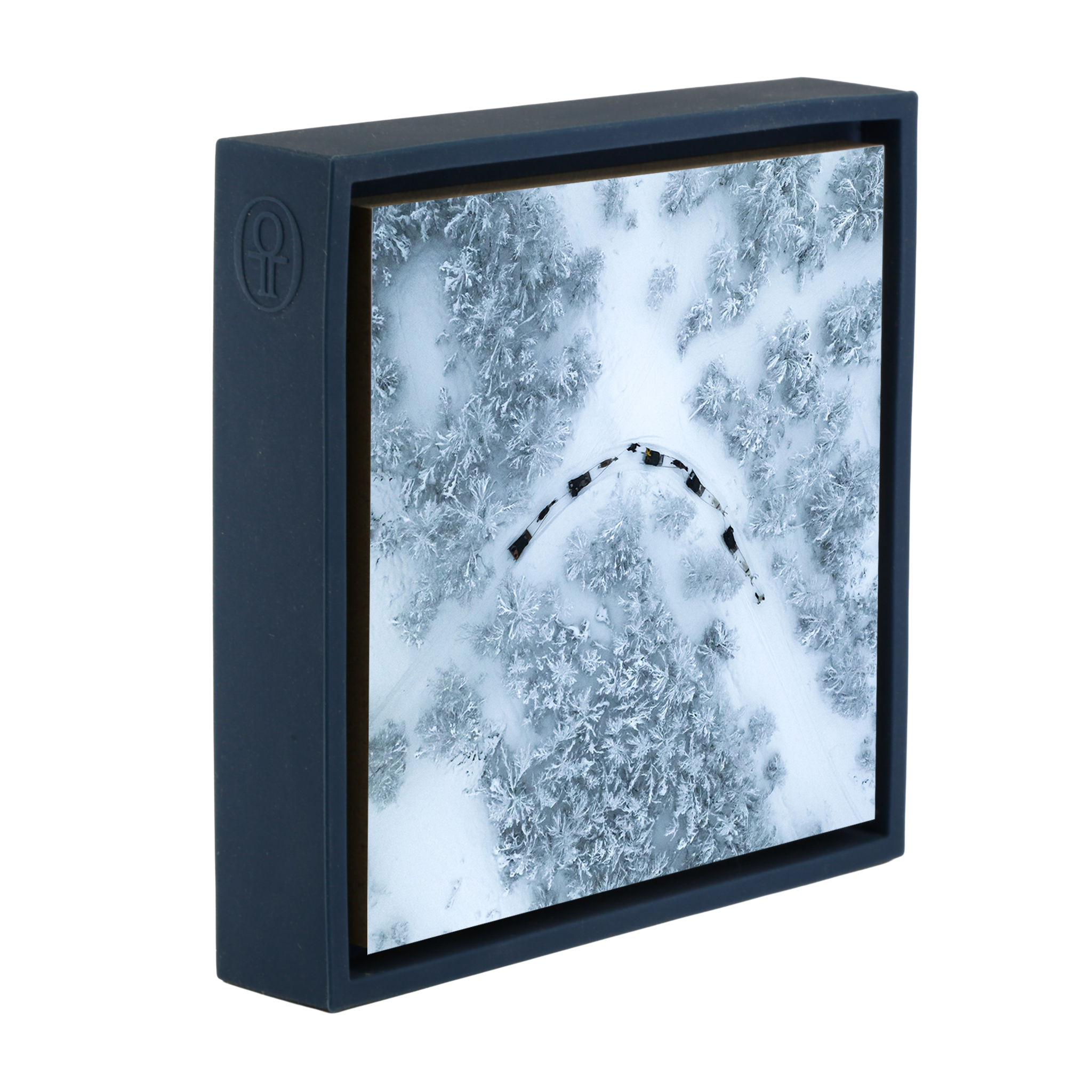 Traîneau à chiens - Couverture bleu foncé