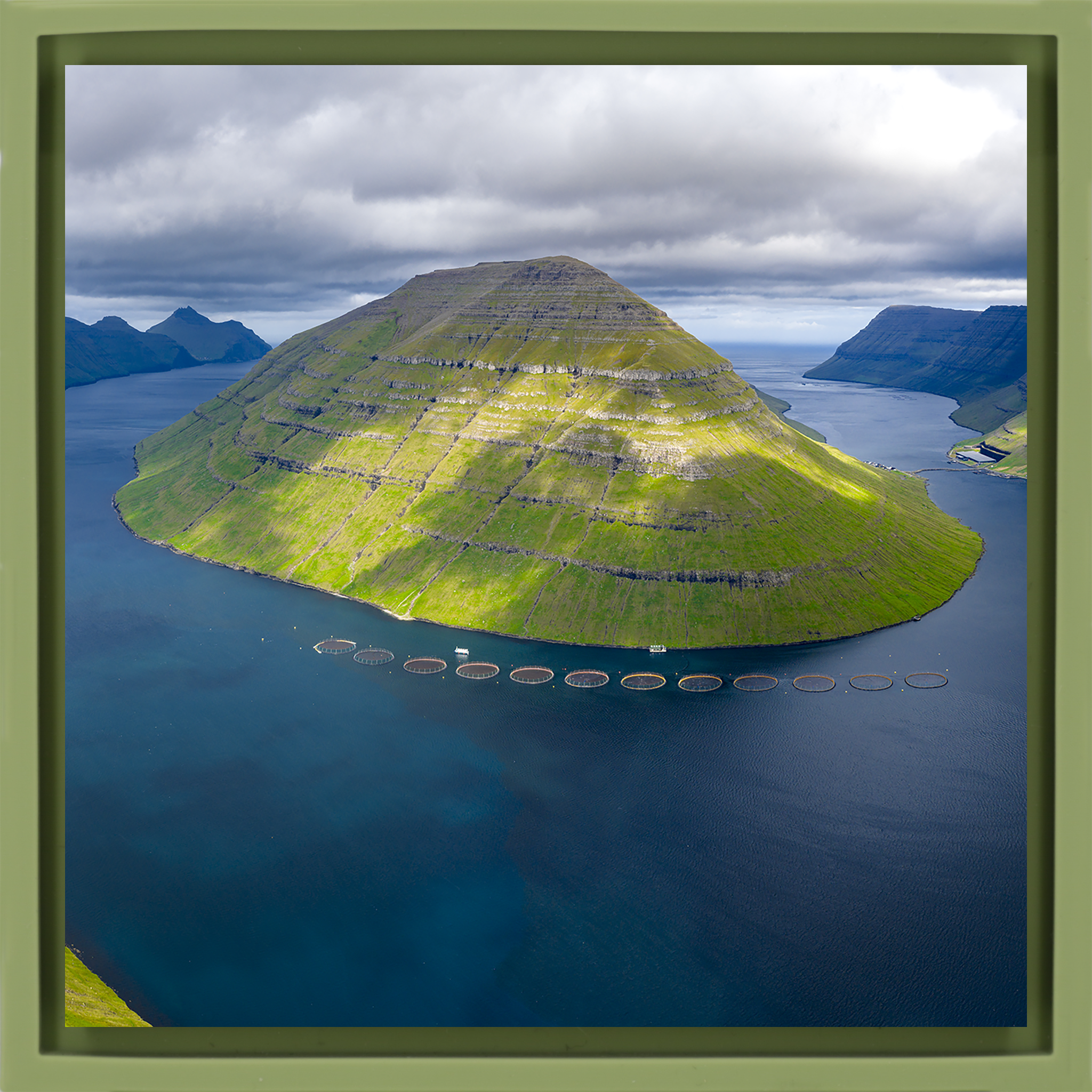 Overlooking Kalsoy- Light Green Wrapp