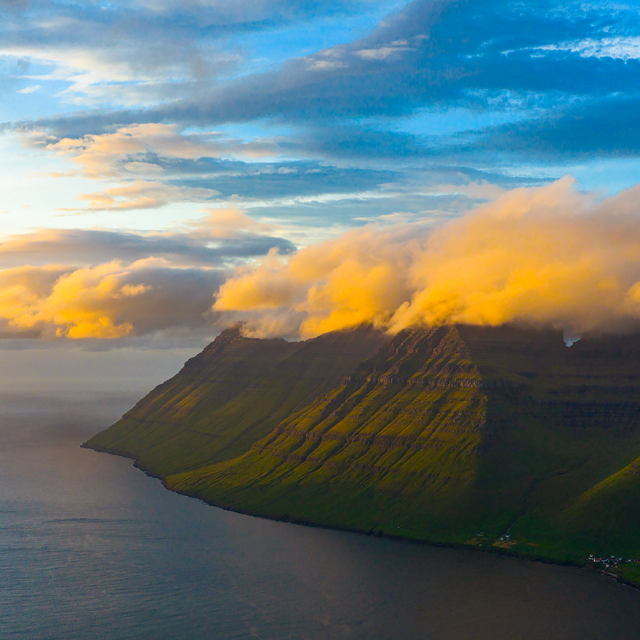Cliffs In the Clouds- Collection: Faroer Islands