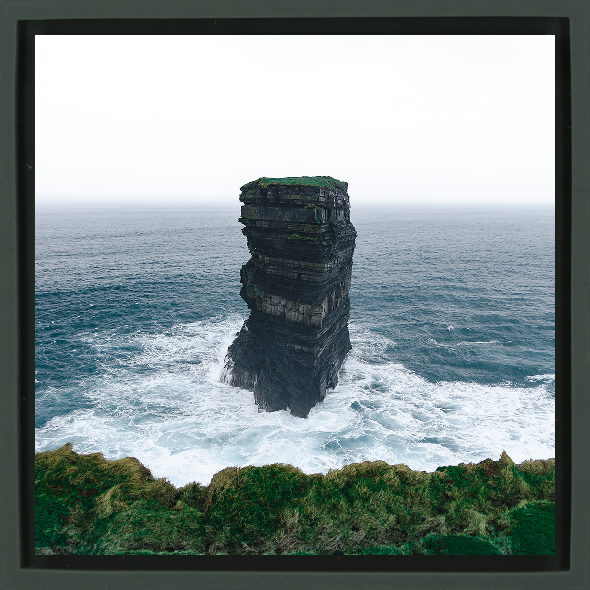 Carved by the Sea- Dark Green Wrapp