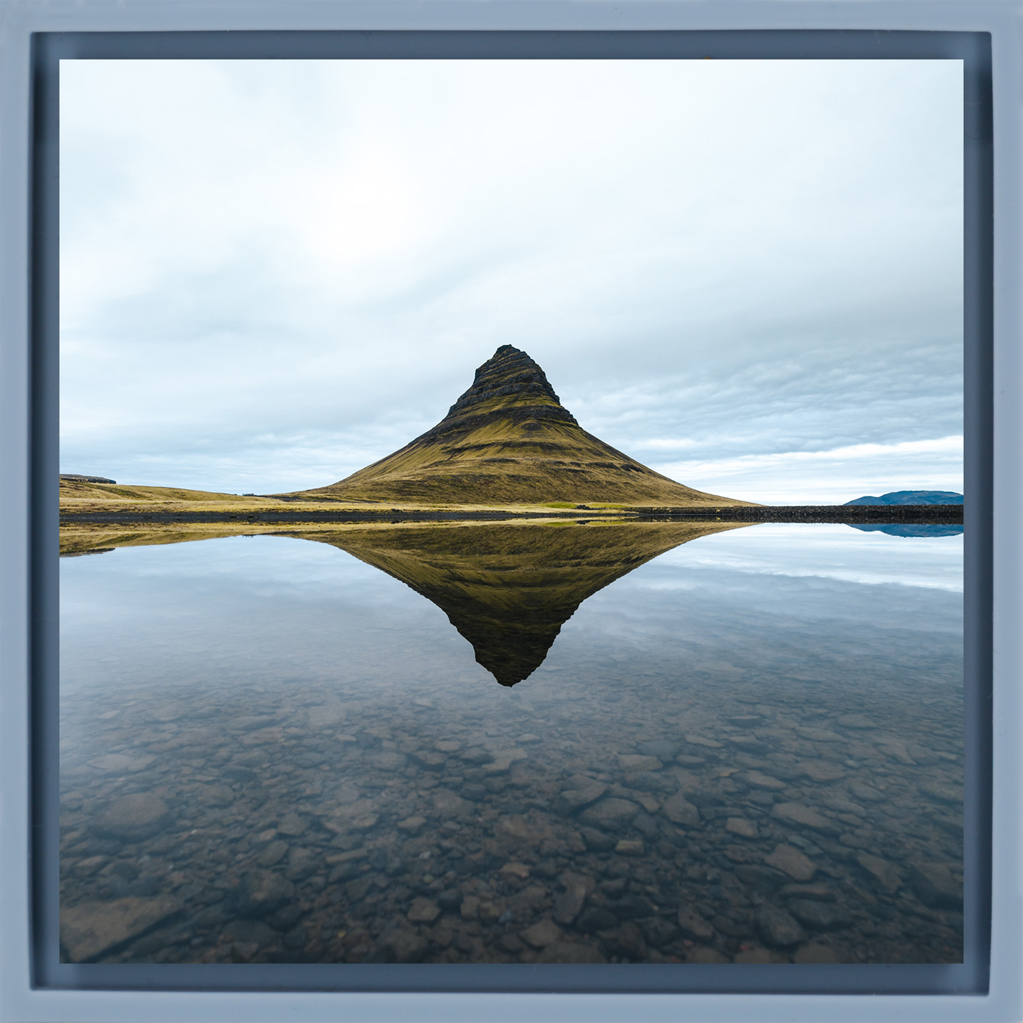 Mirror Mountain - Lichtblauwe Wrapp