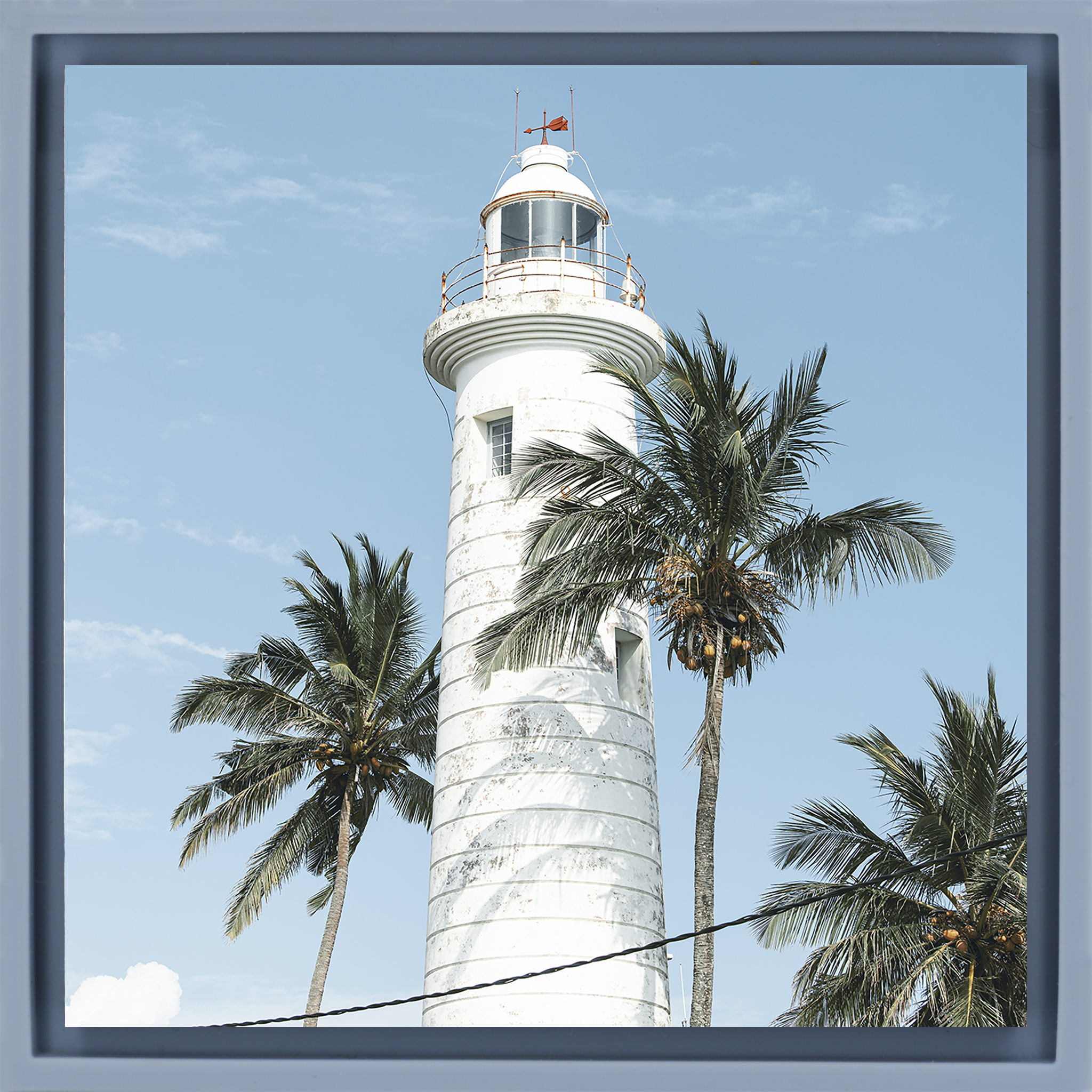 Galle Lighthouse- Light Blue Wrapp