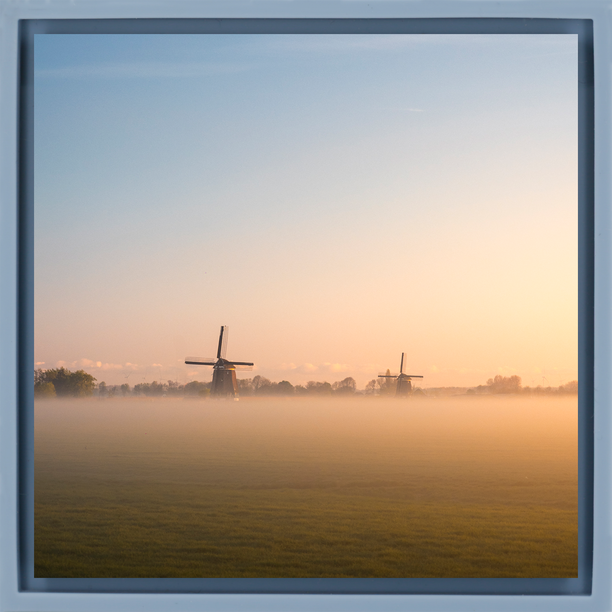 Whispers of Dawn - Lichtblauwe Wrapp