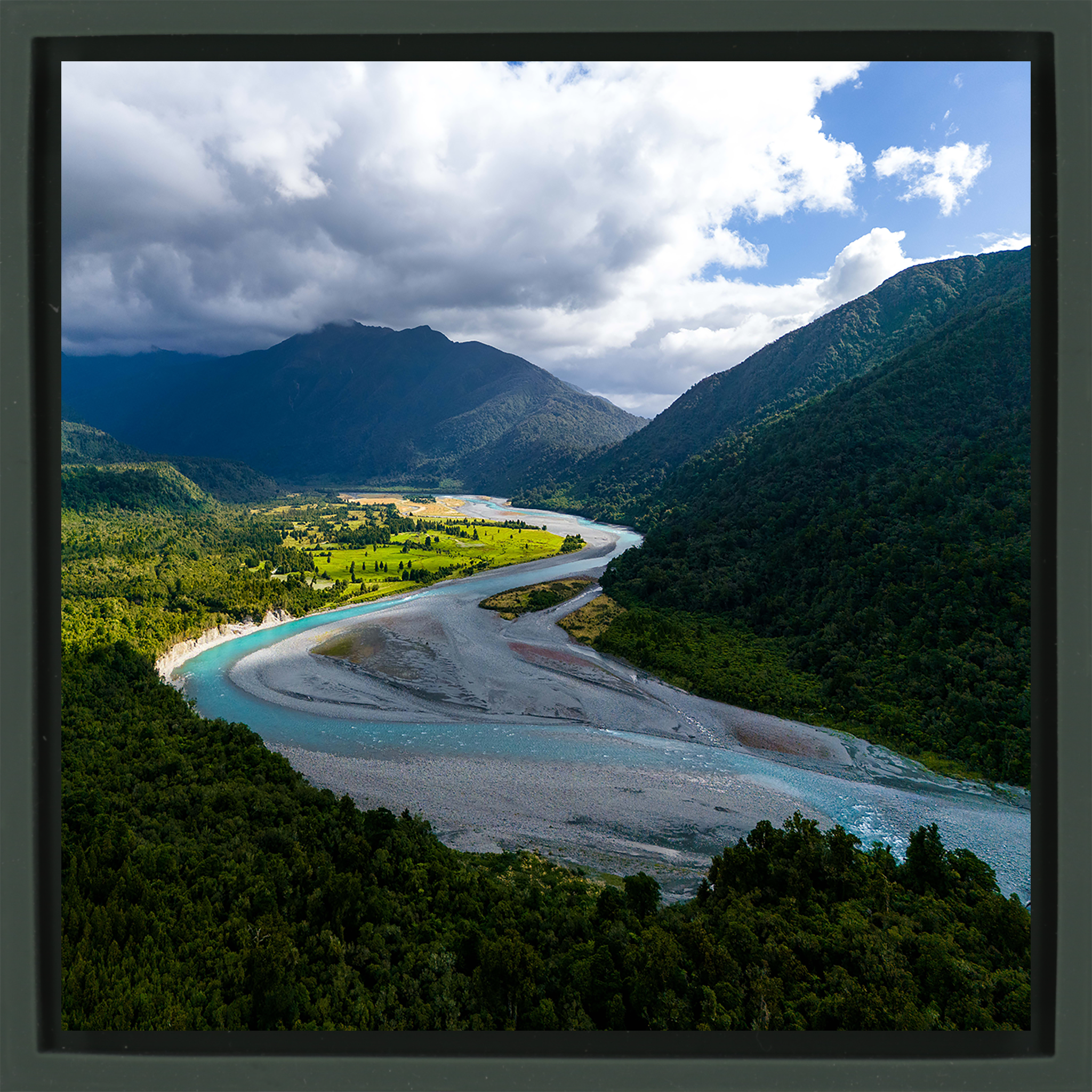 Where the River Wanders- dark green Wrapp