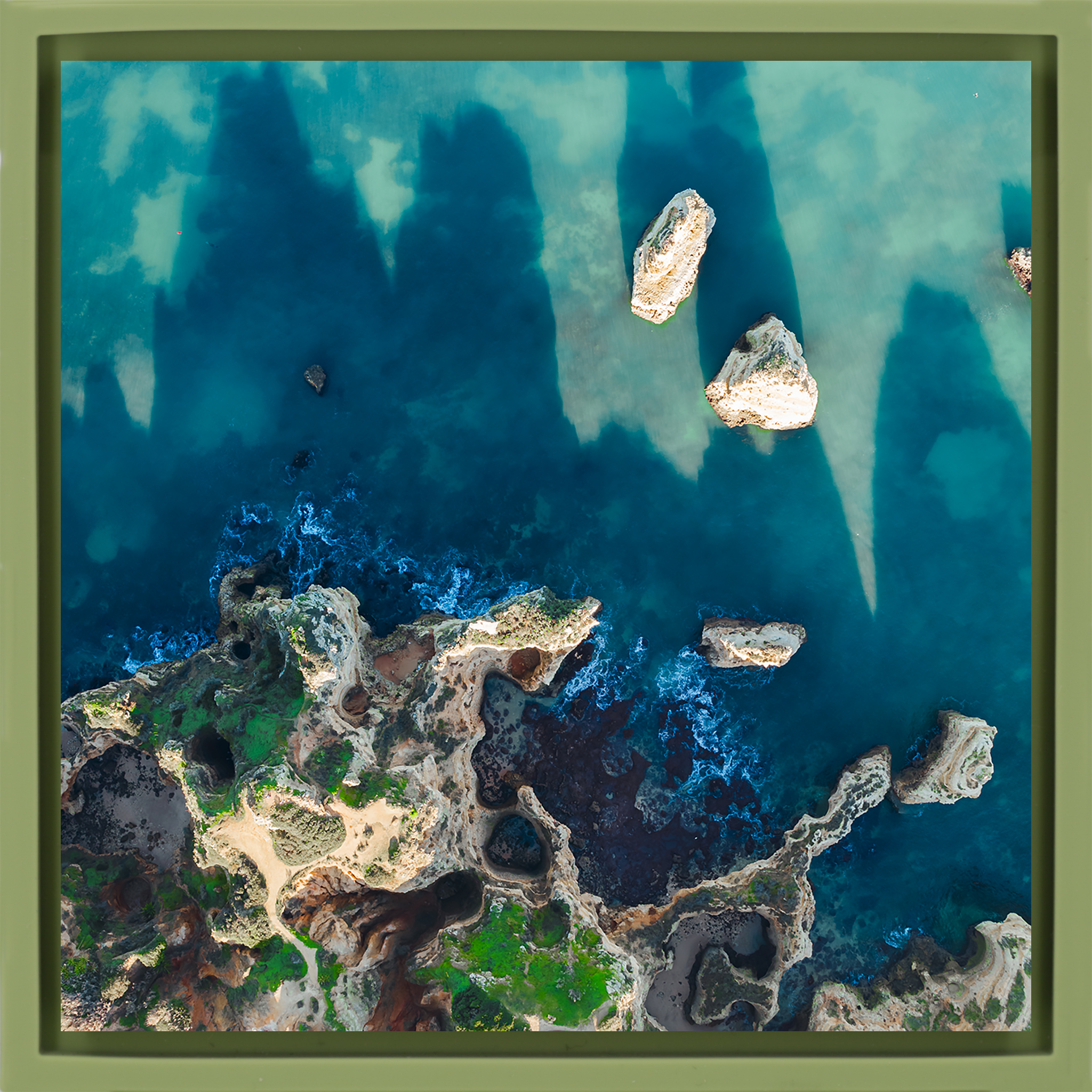 The Algarve from Above- Light Green Wrapp