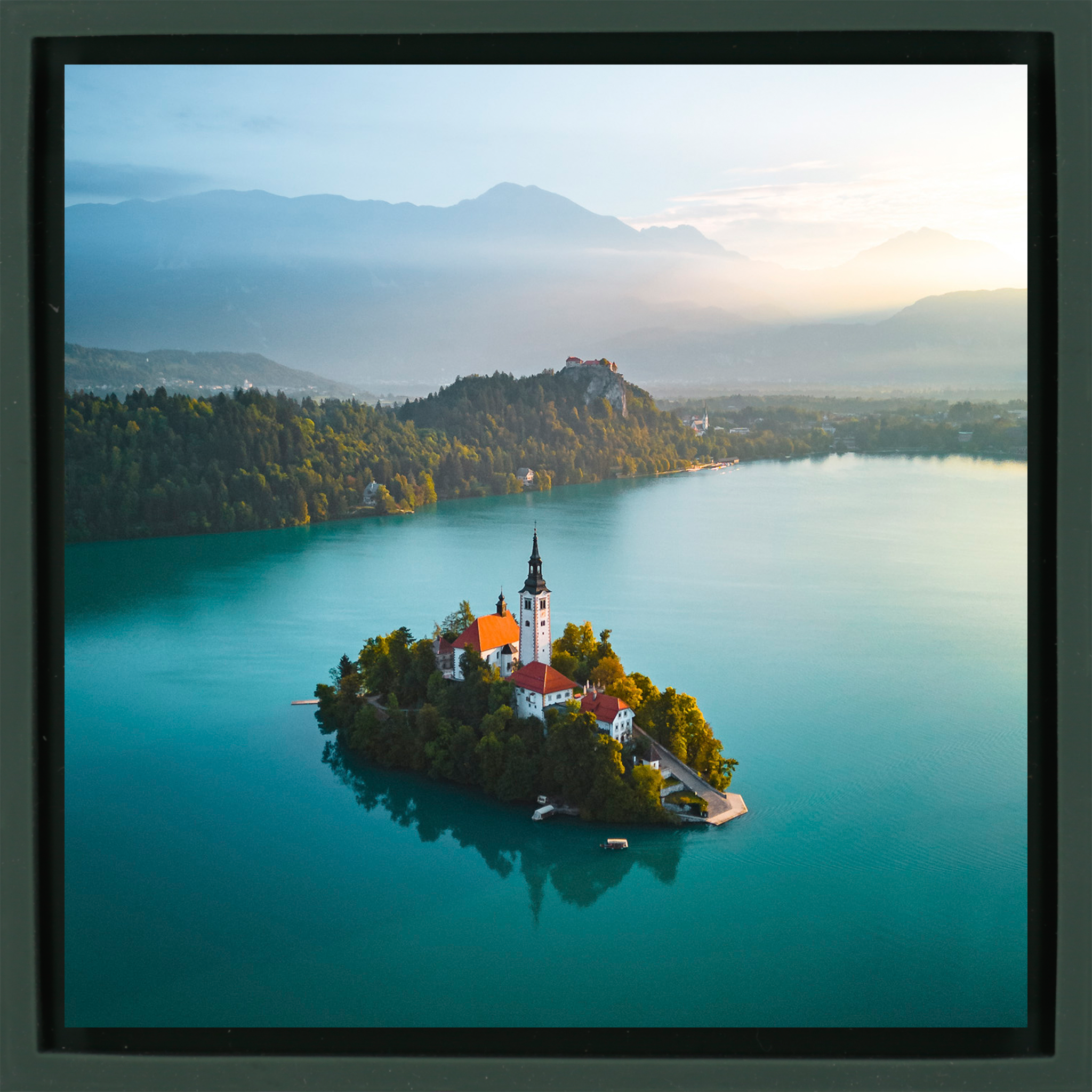 Île - Wrap vert foncé