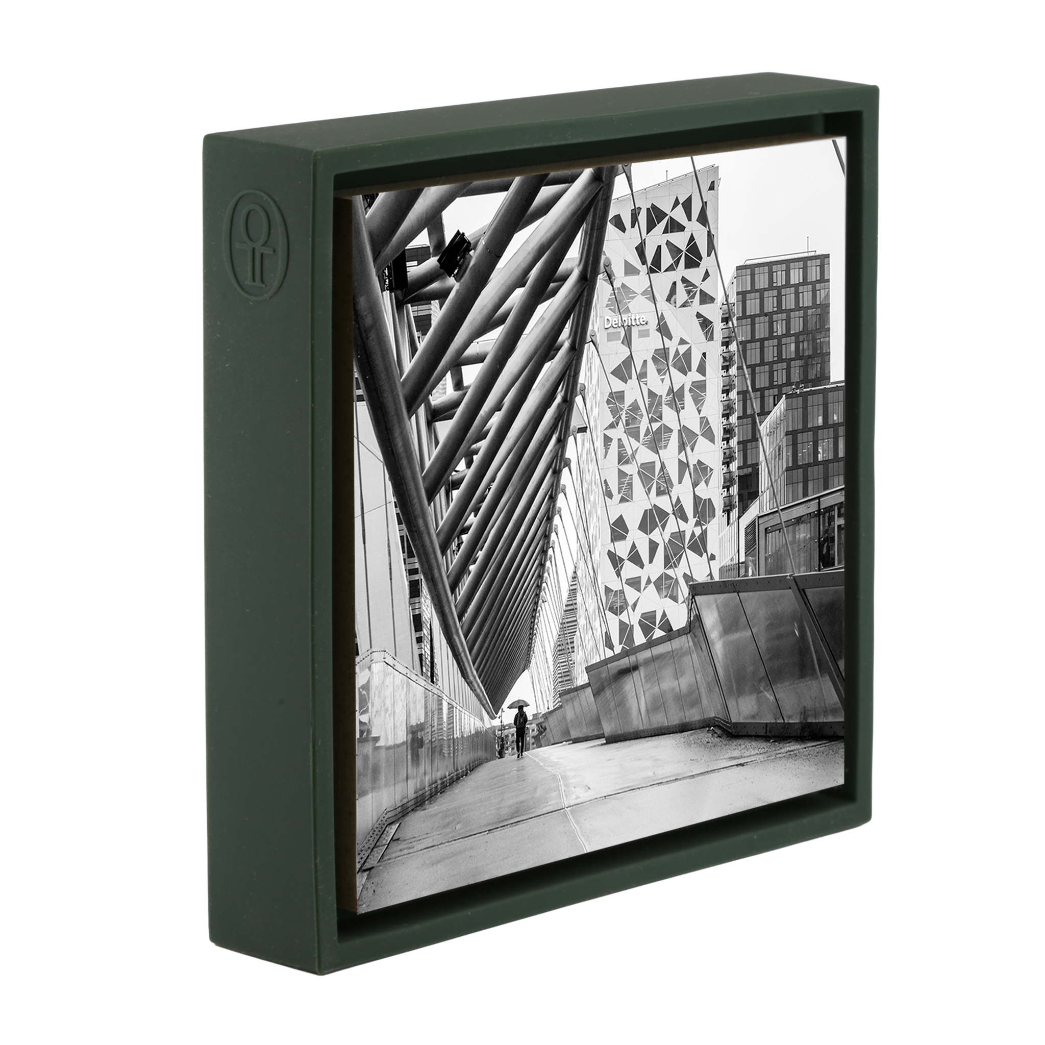 A Rainy Day In Barcode- Dark Green Wrapp