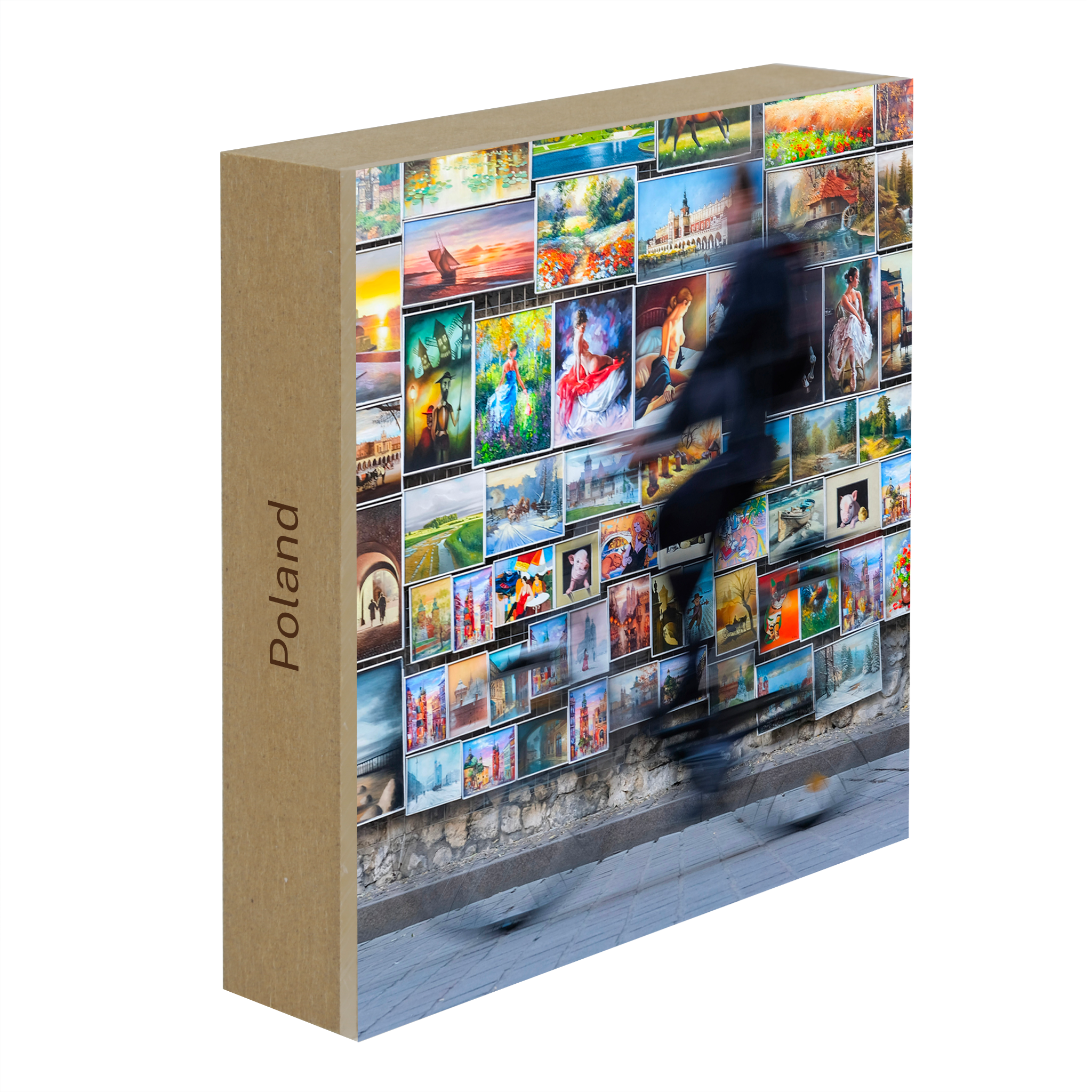 Brushstrokes And Bike Spokes- Collection: Poland