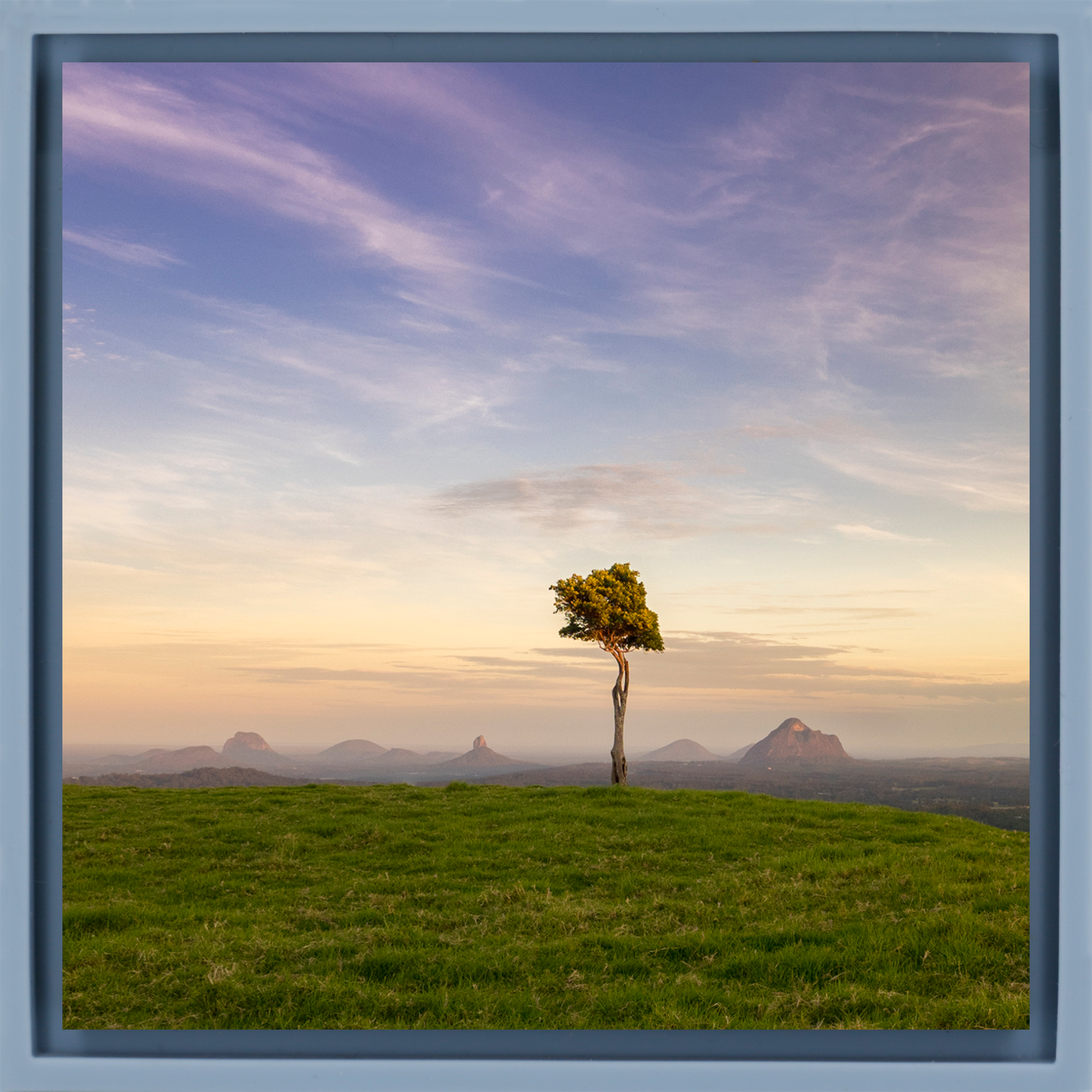 Ancient Landscape- Light Blue Wrapp