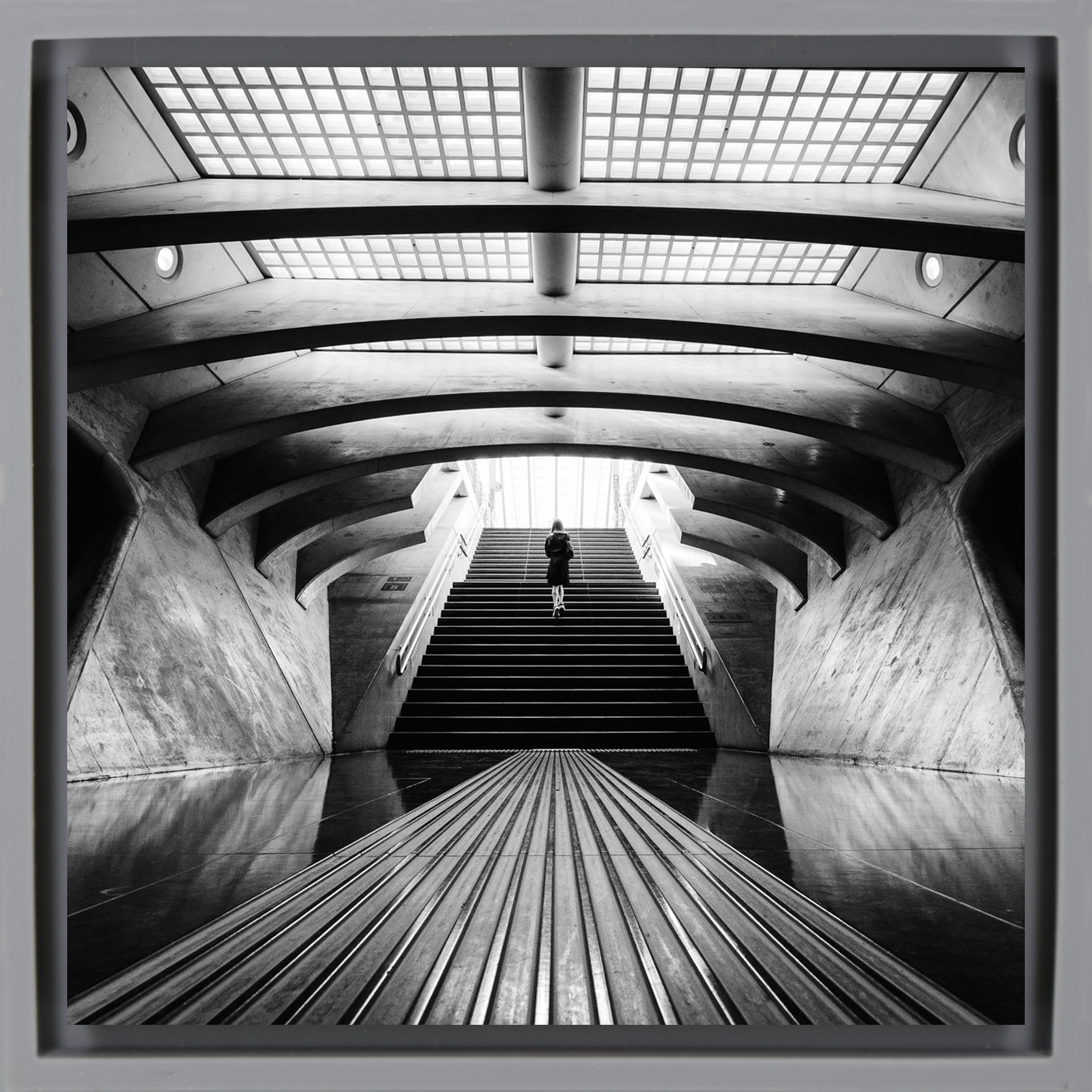 Symétrie - Enveloppe grise