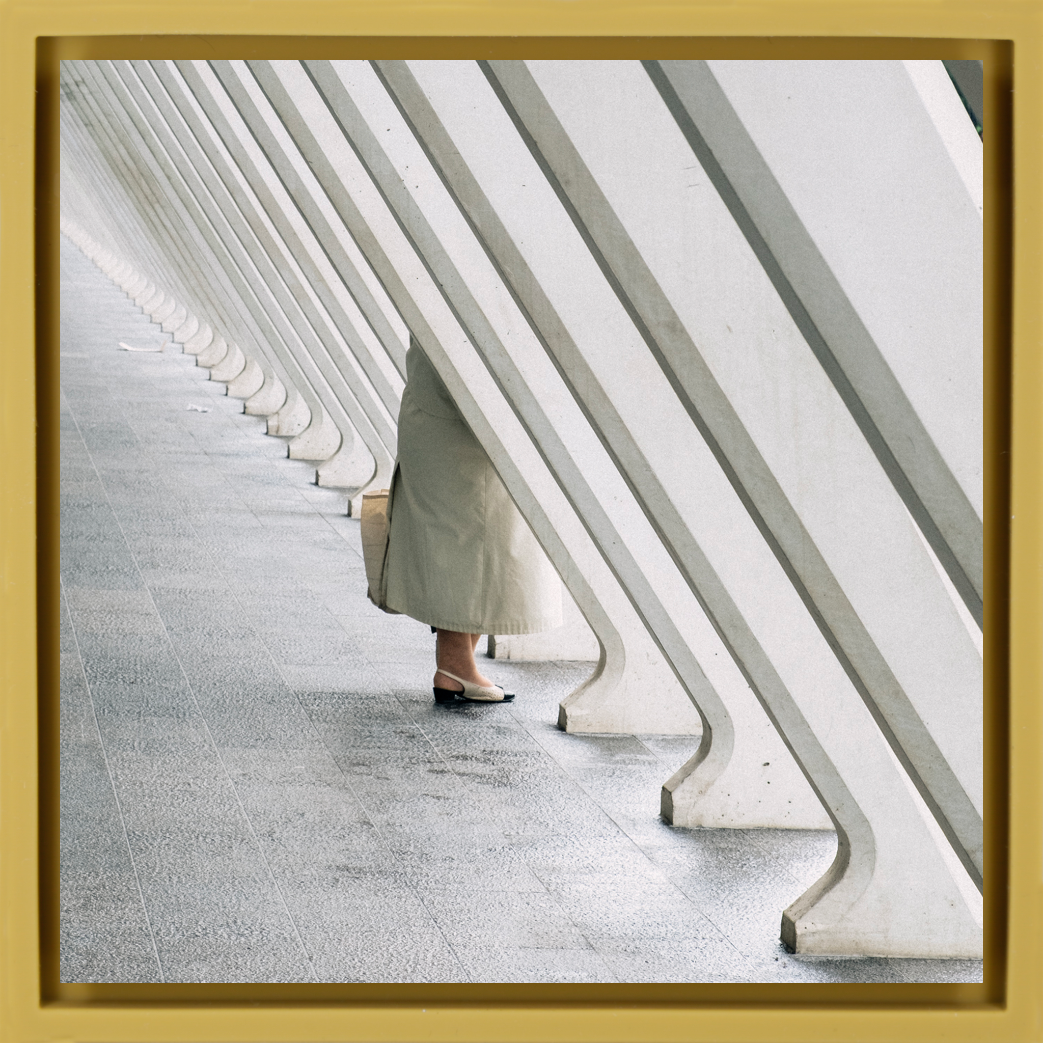 Station Wait- Ochre Wrapp
