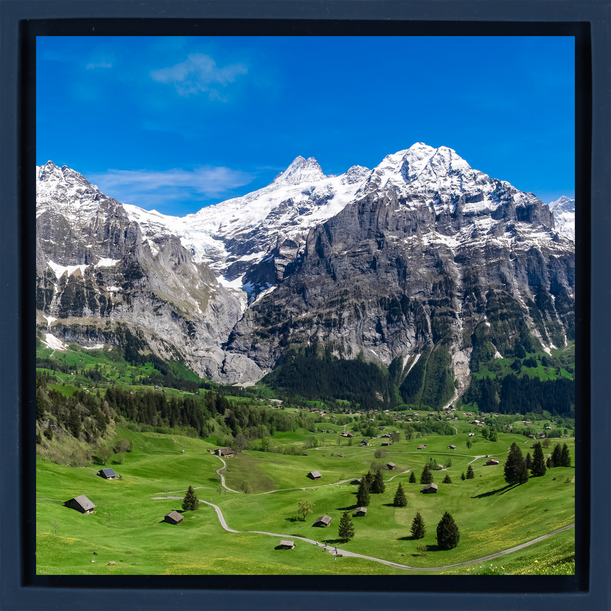 Swiss Alps- Dark Blue Wrapp