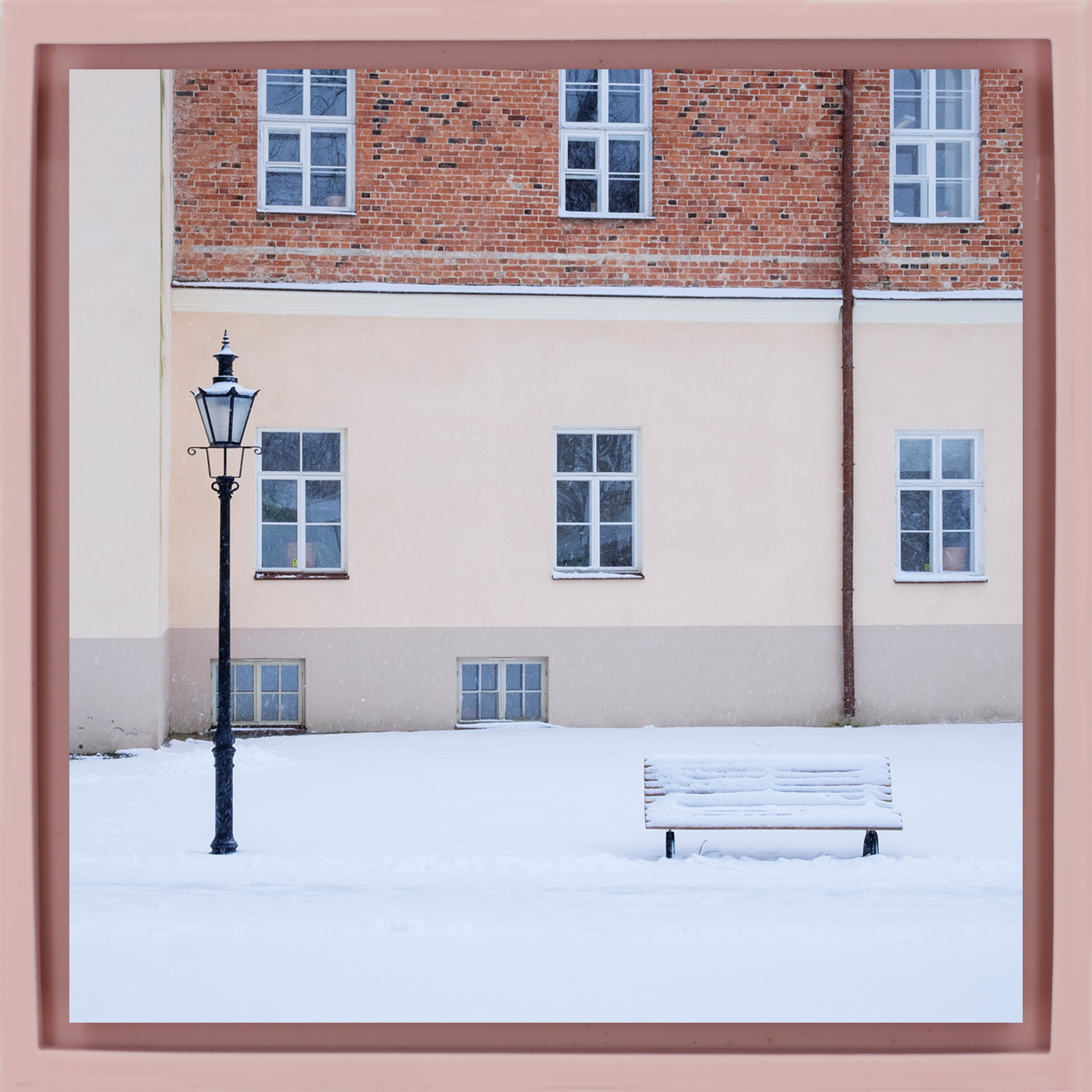 Empty Bench- Pink Wrapp