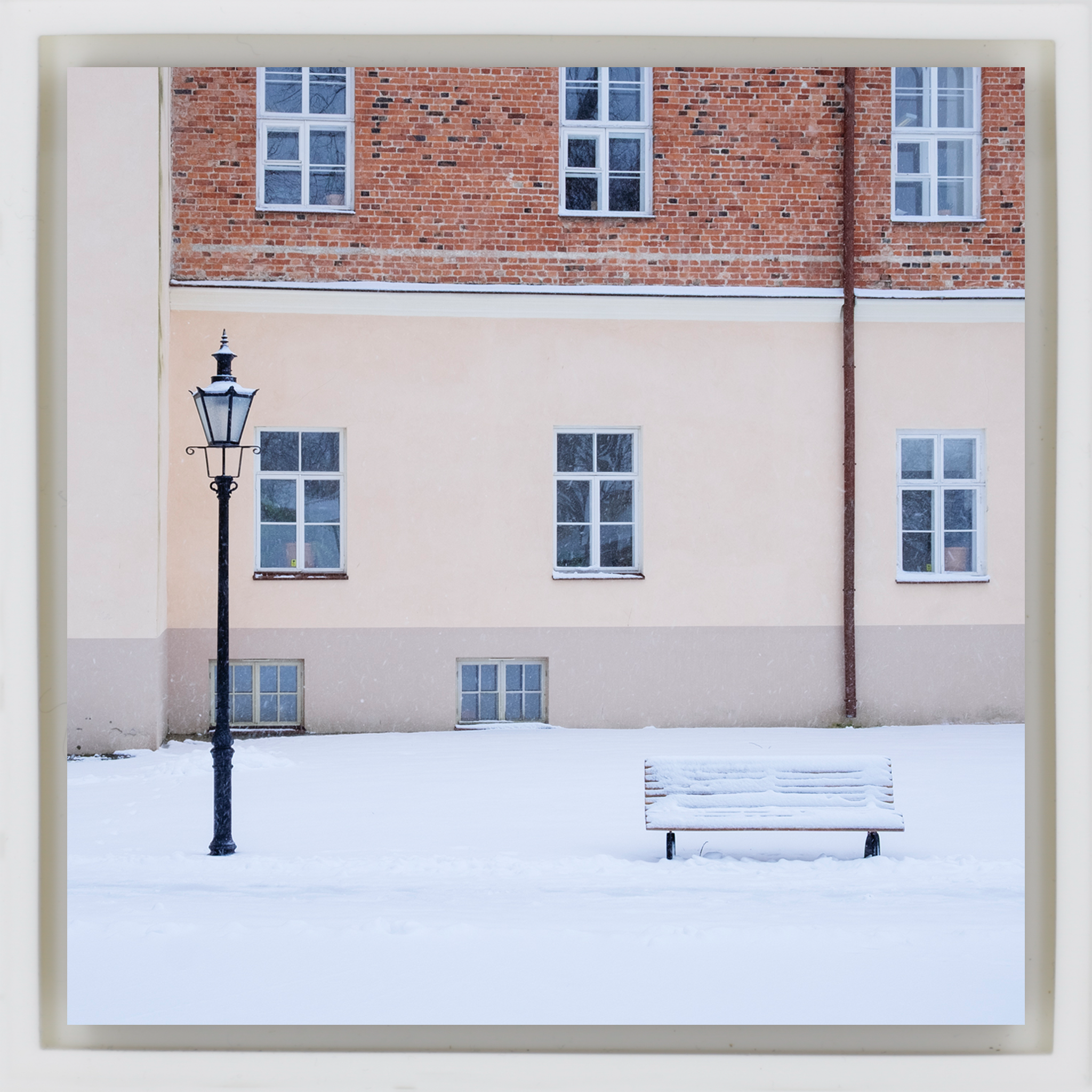 Empty Bench- White Wrapp